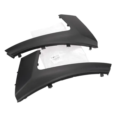 Trim strips for the front bumper left and right