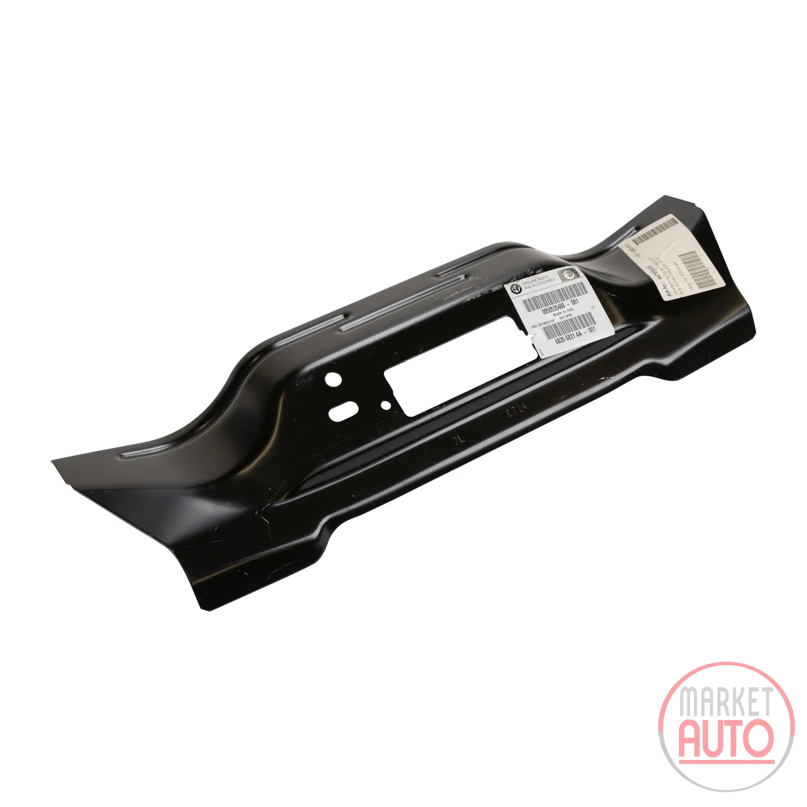 Reinforcement for the rear door handle