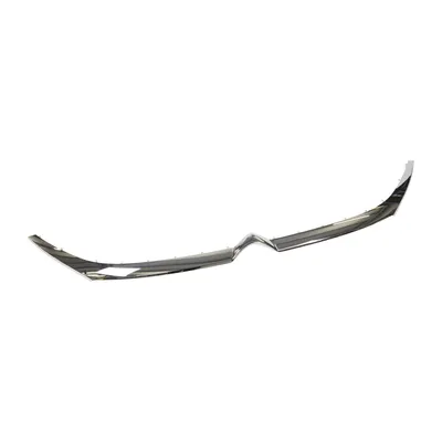 Chrome trim strip radiator grille upper part logo