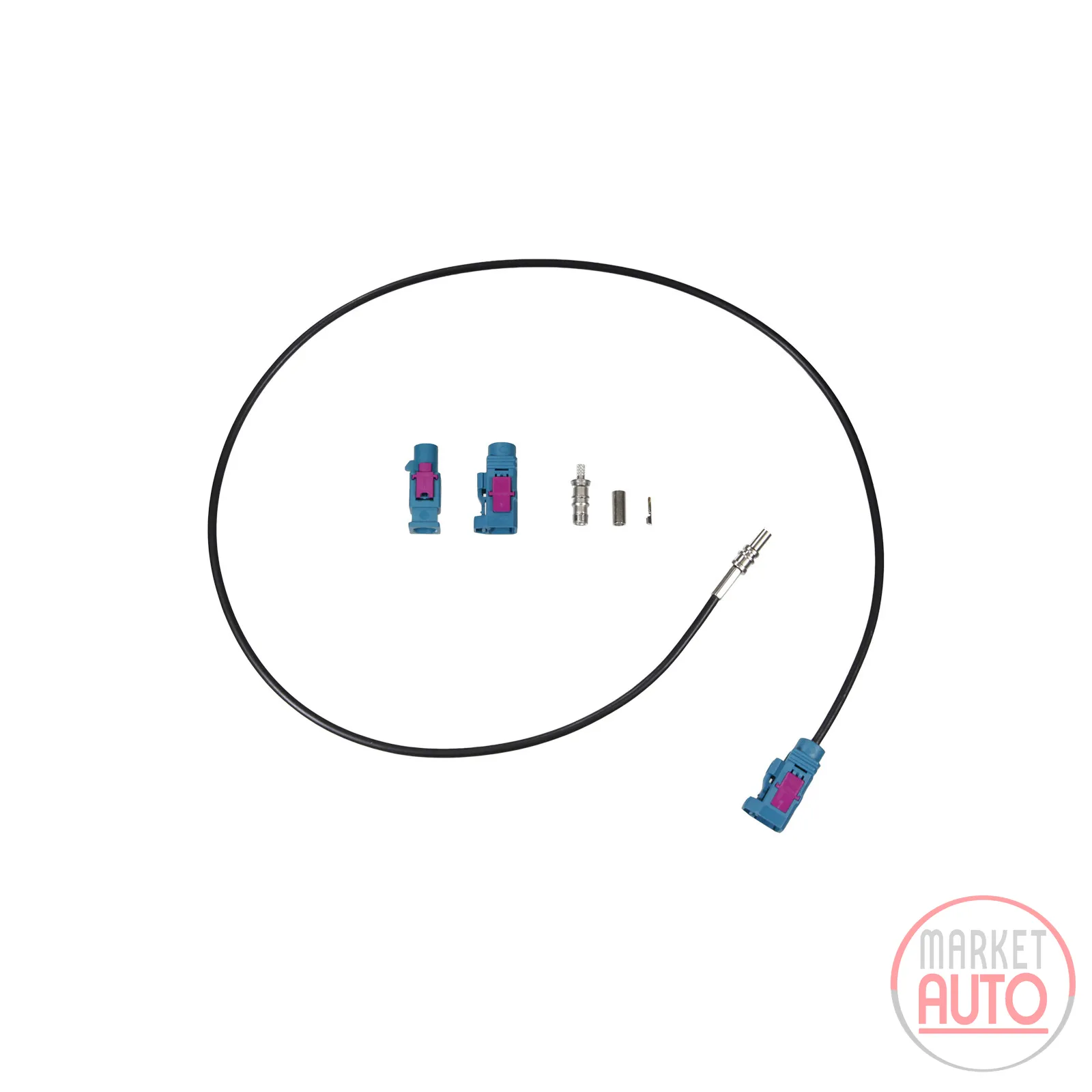 Cable repair kit adapter coaxial antenna cable for RG174 cable