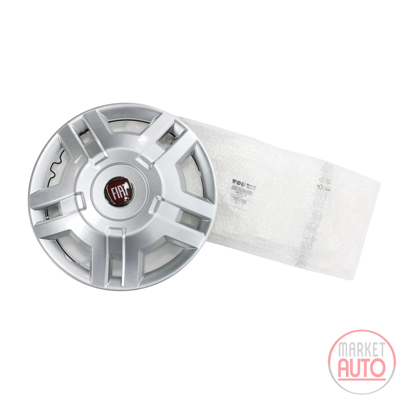 Hubcap 15 inch rim emblem red
