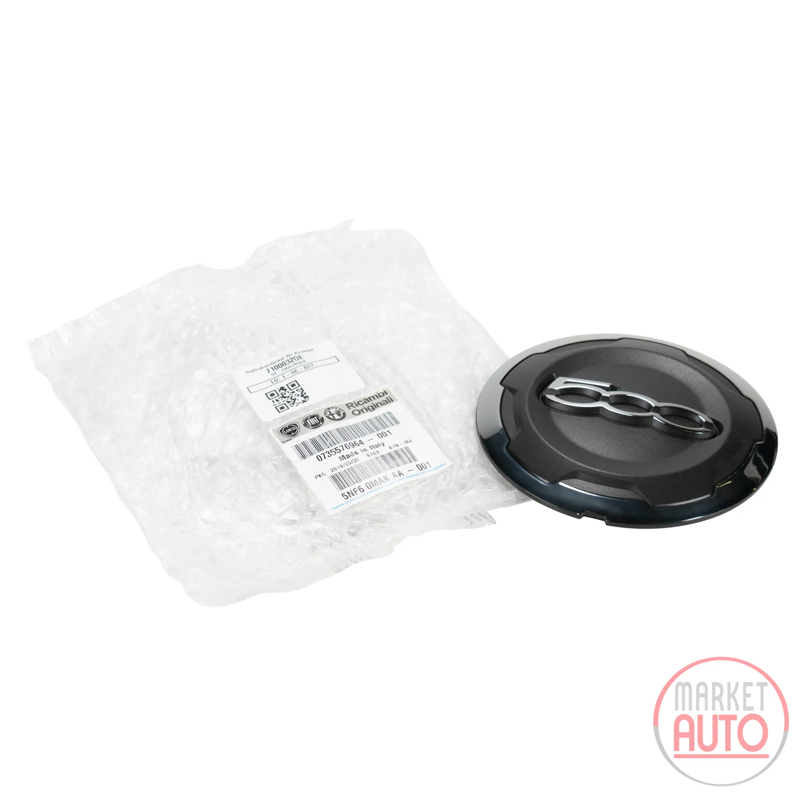 Wheel hub cap for aluminum rim