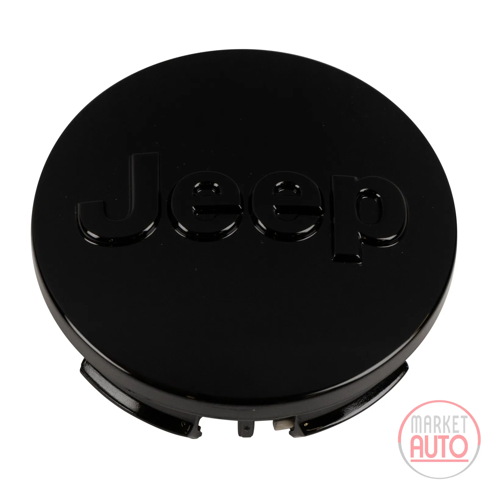 Wheel hub cap ",Gloss Black", original Jeep