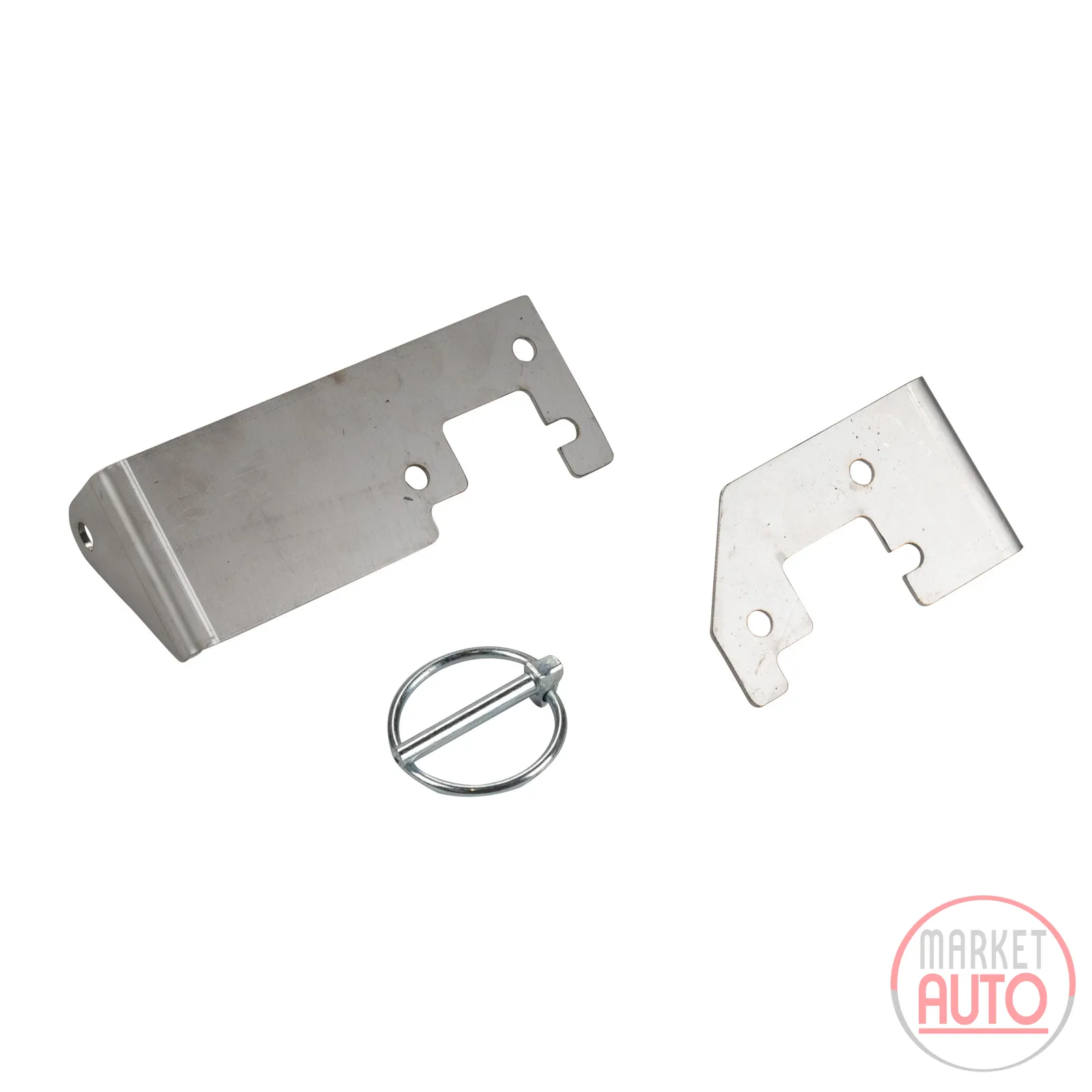 Heckt r Burglar protection with linch pin