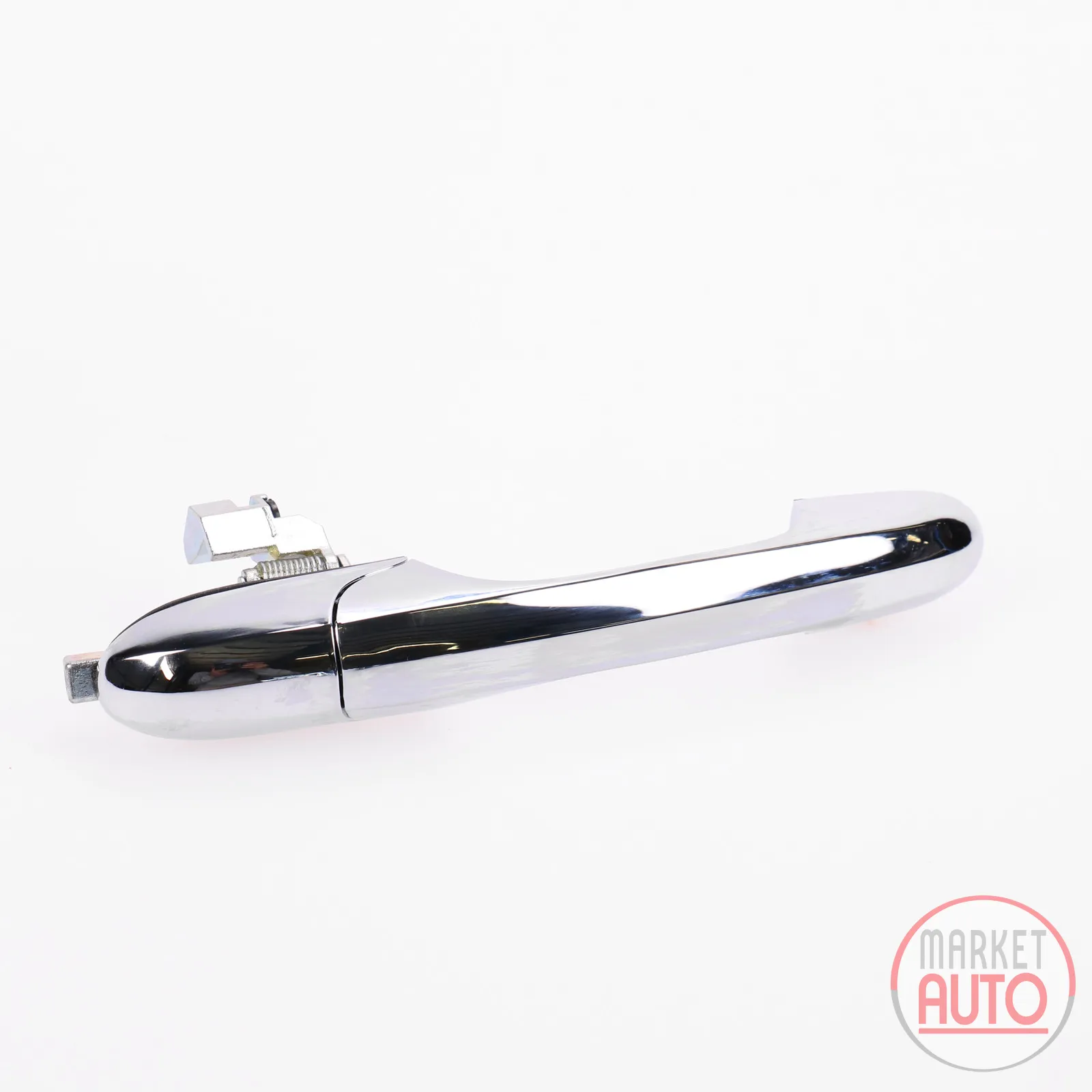 Door handle chrome right without hole for cylinder