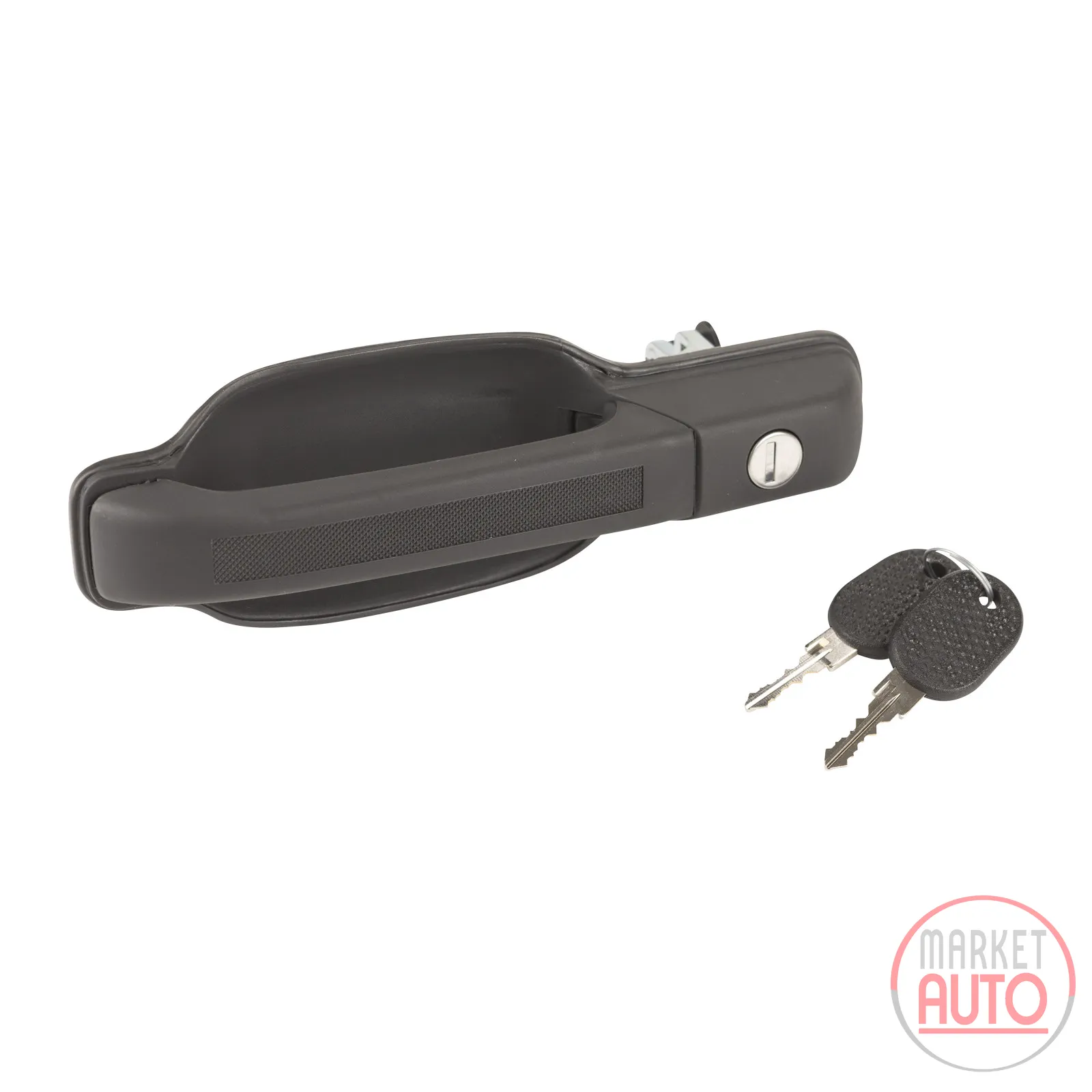 Door handle front left with cylinder