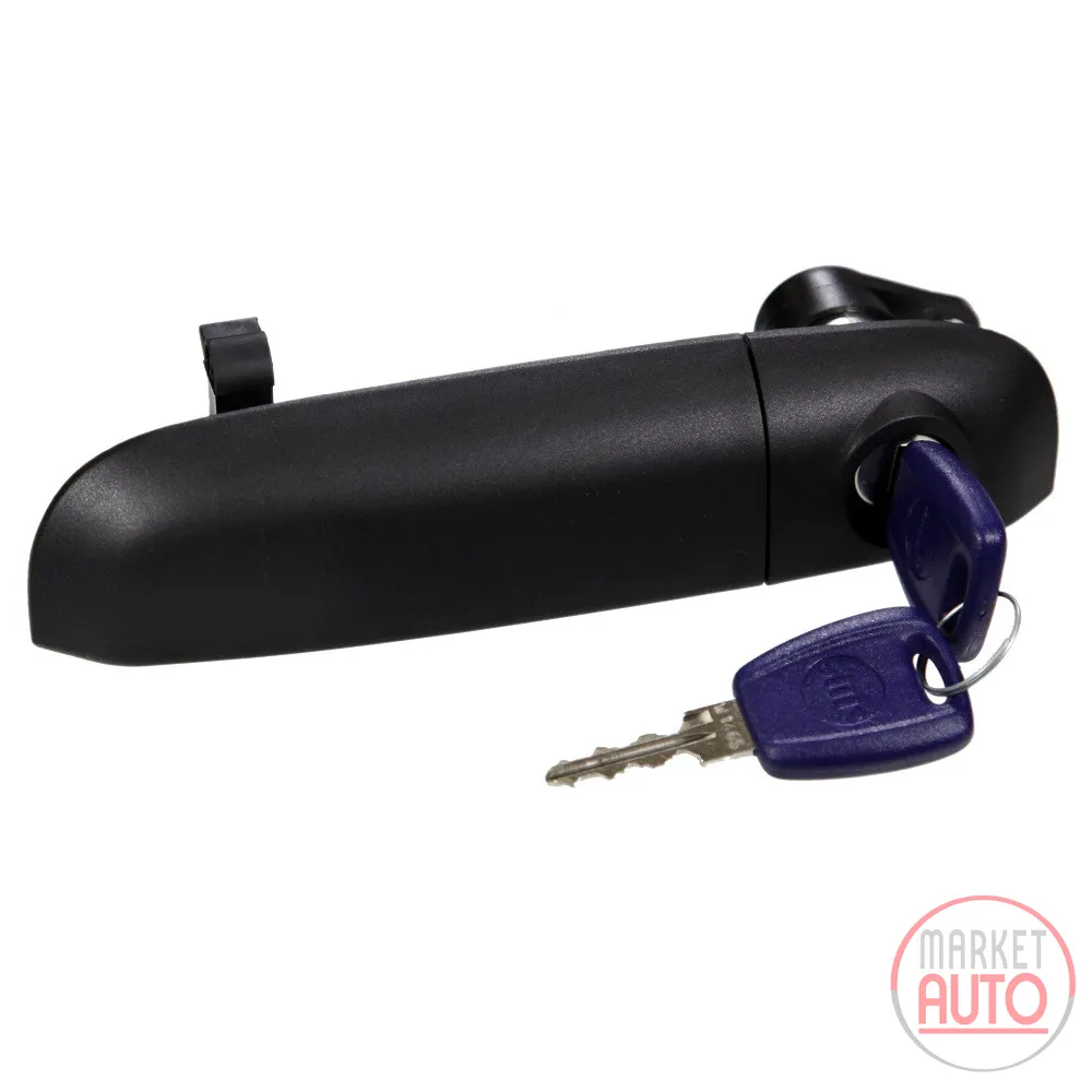 Door handle front left black