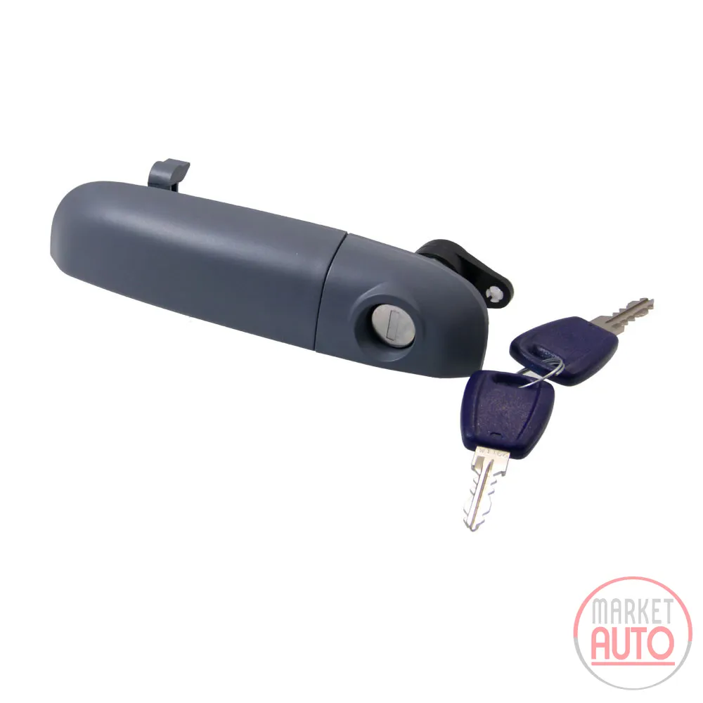 Door handle front left with locking cylinder
