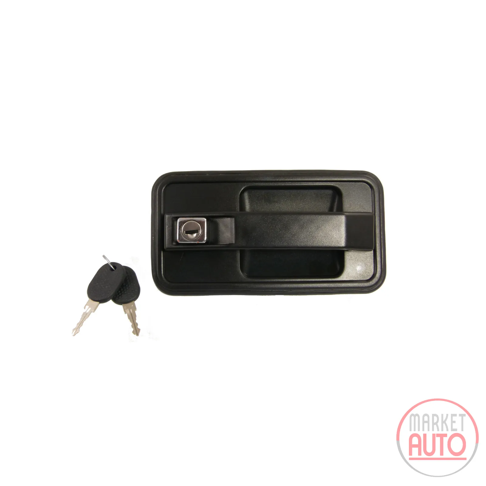 Door handle with key & cylinder right
