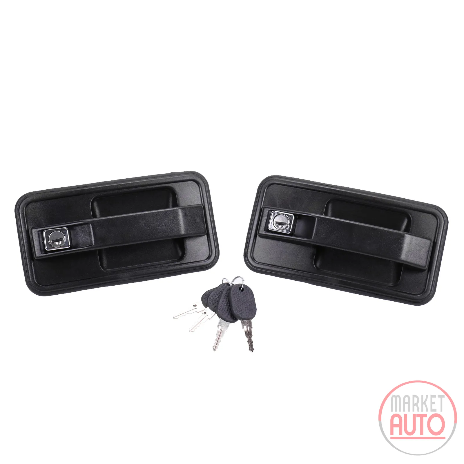 Door handle set right & left with key