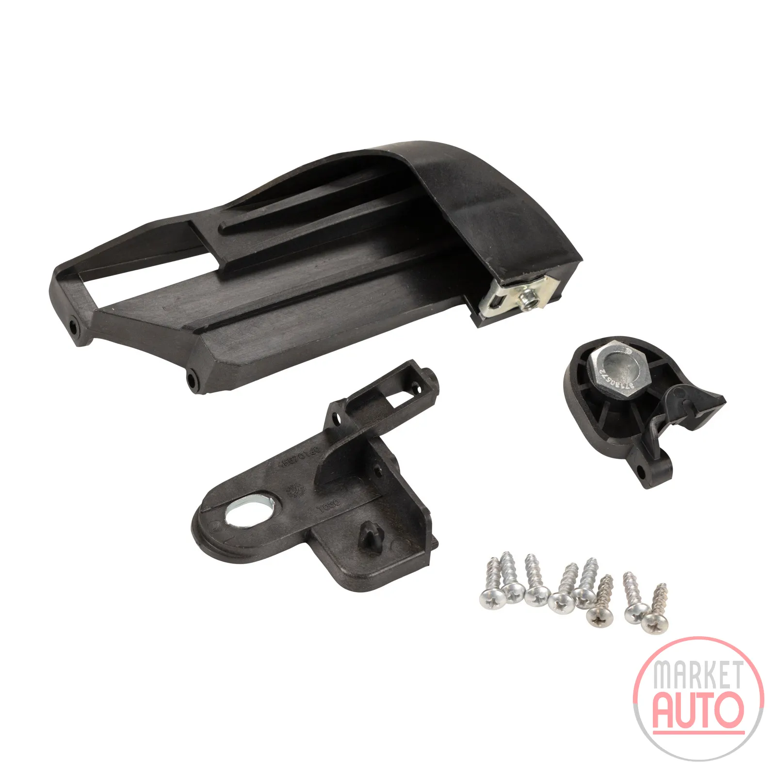 Mounting kit for the left headlight