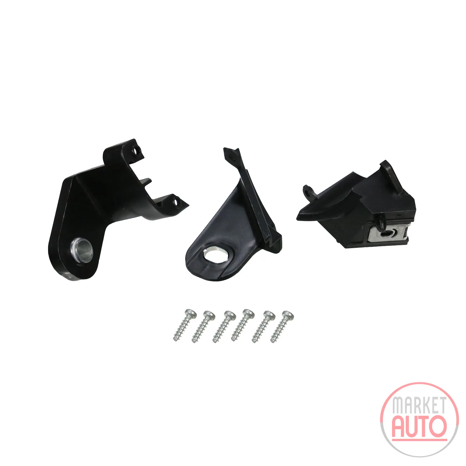 Mounting kit for the left headlight