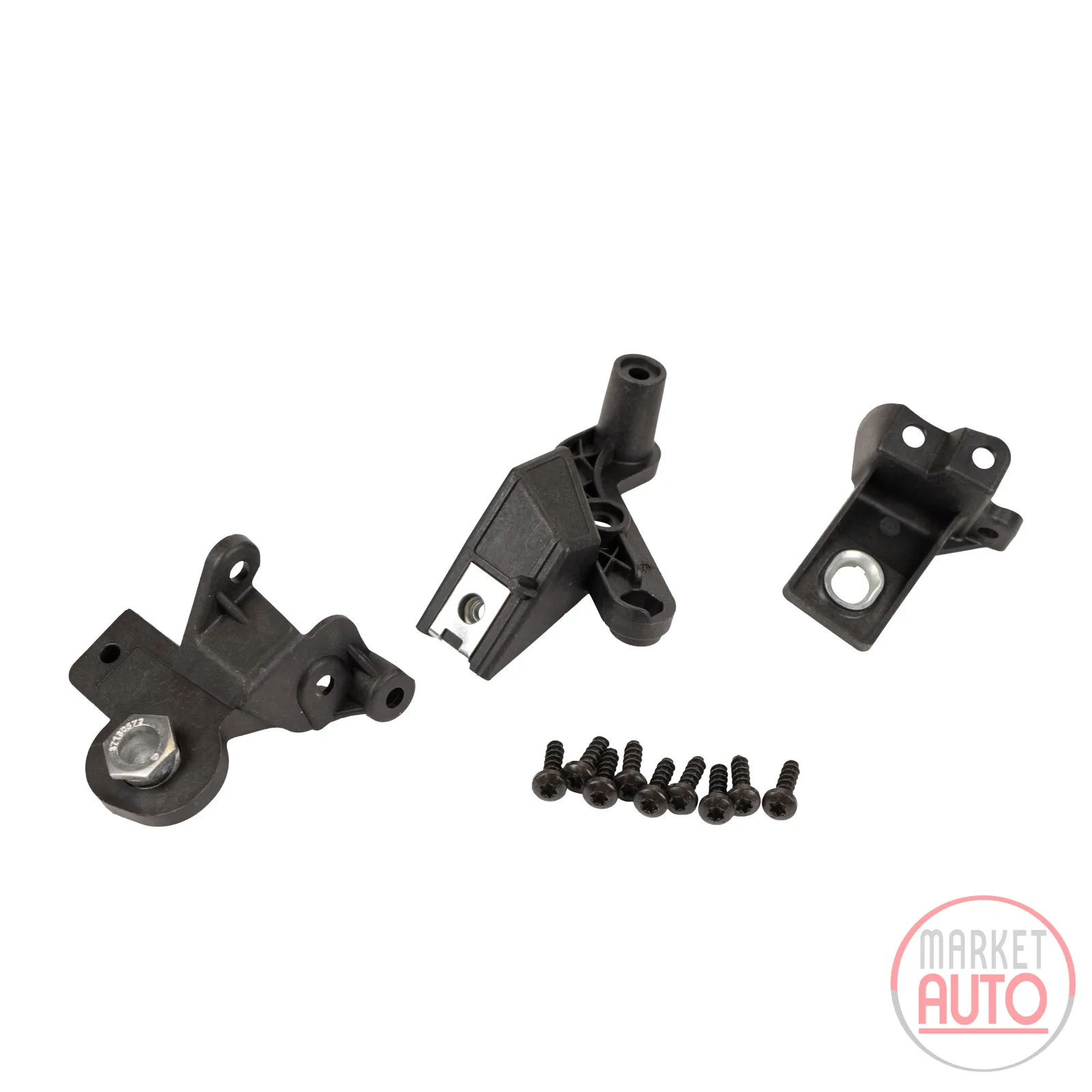 Mounting kit for the left headlight