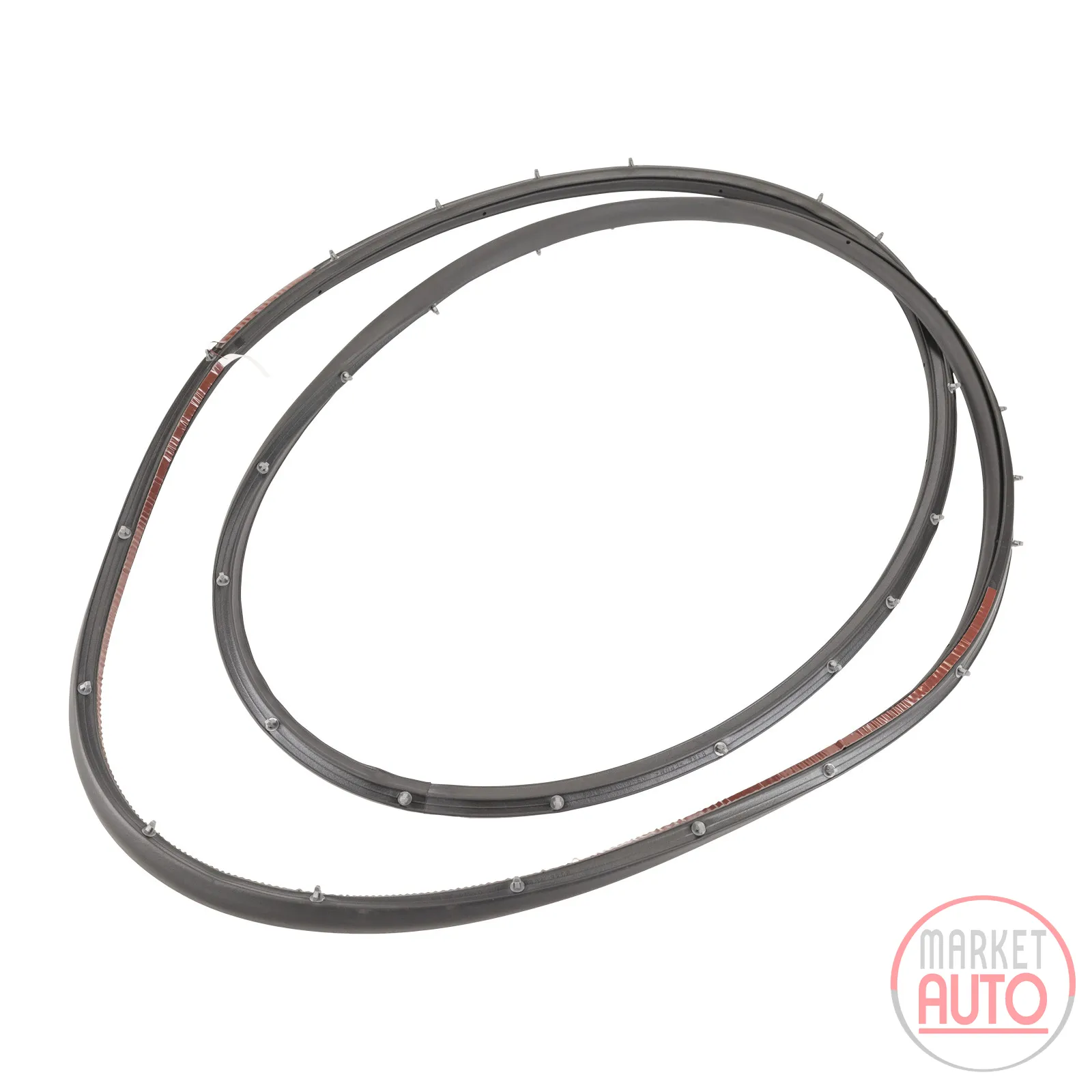 Door seal, profile rubber left