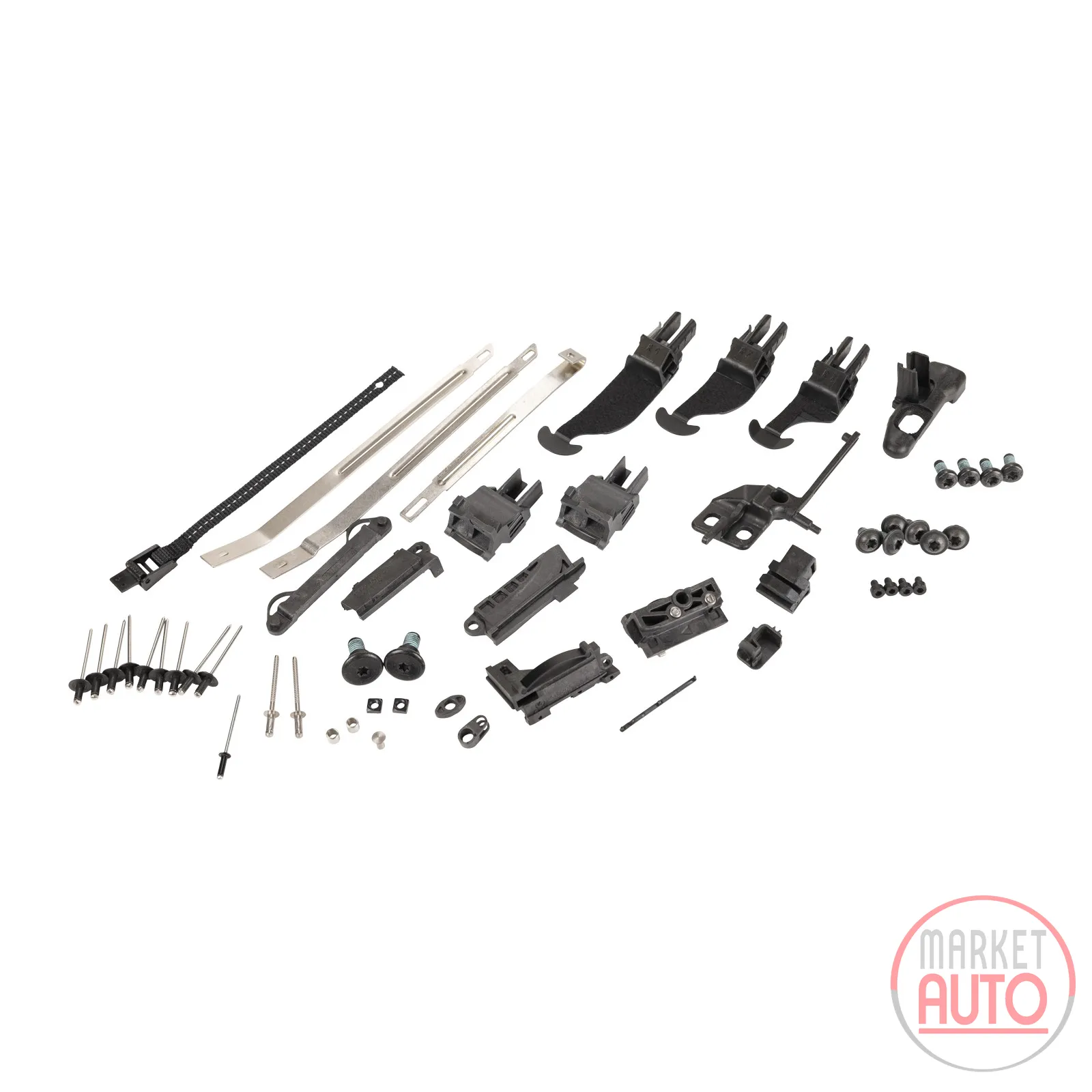 Device for convertible top right guide