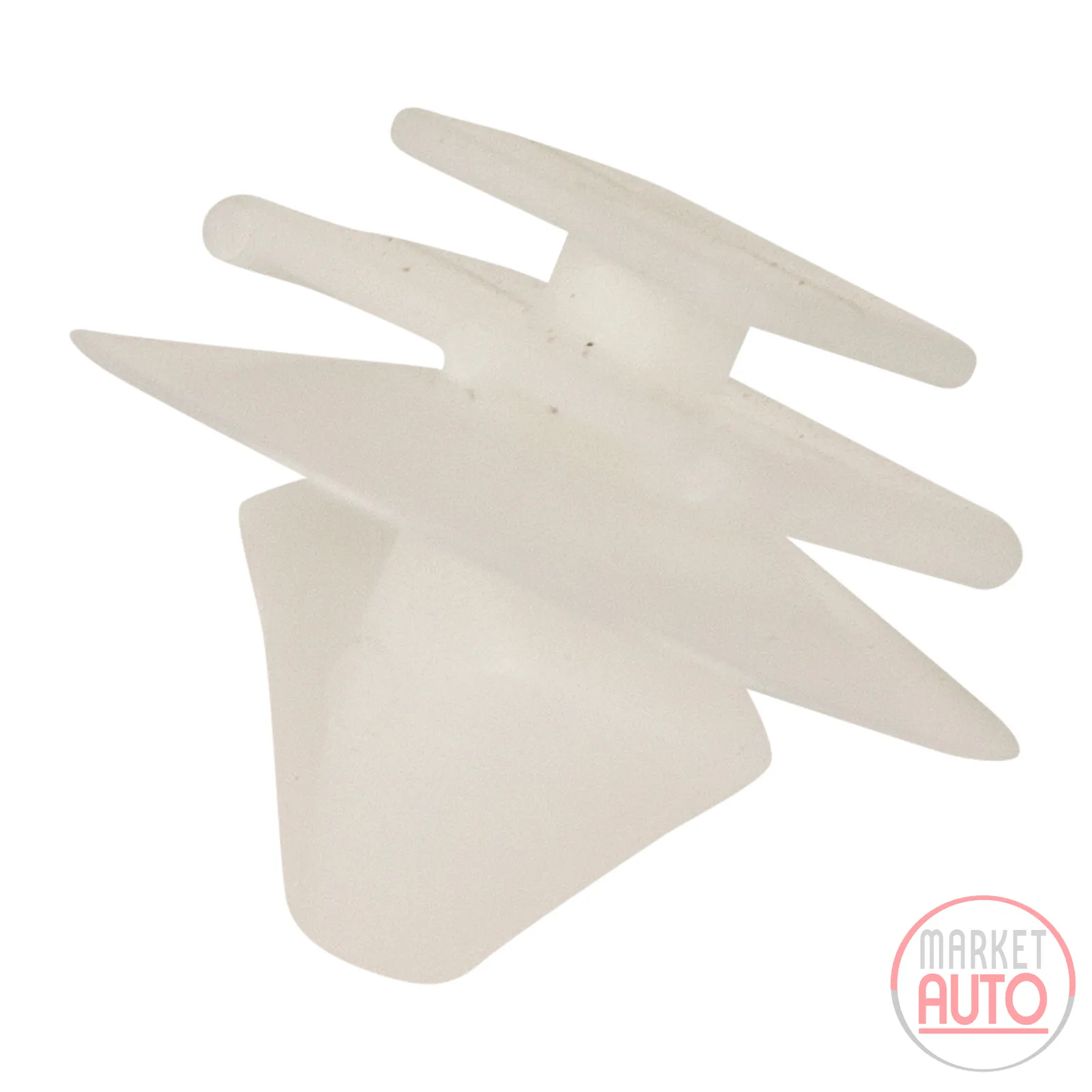 Clamping piece wind deflector
