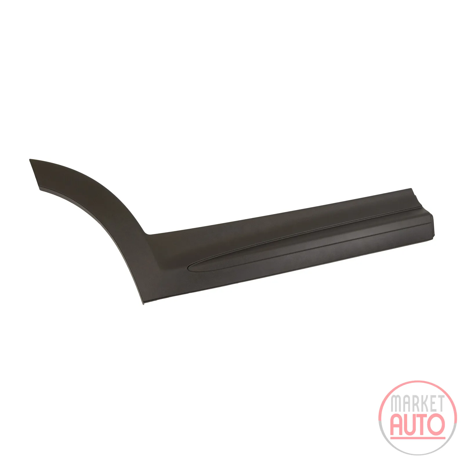 Trim strip on the right side of the rear door