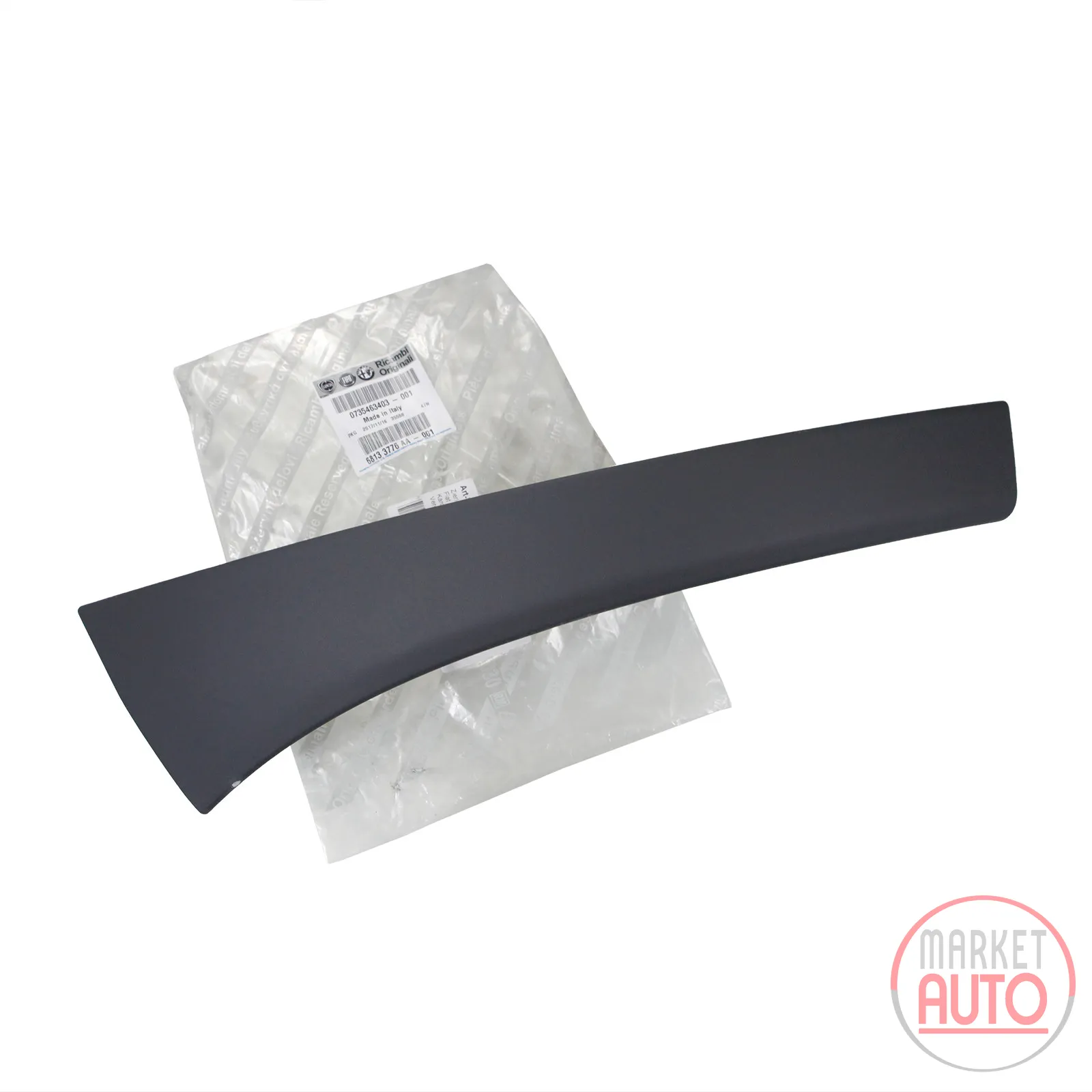 trim strip on the front left