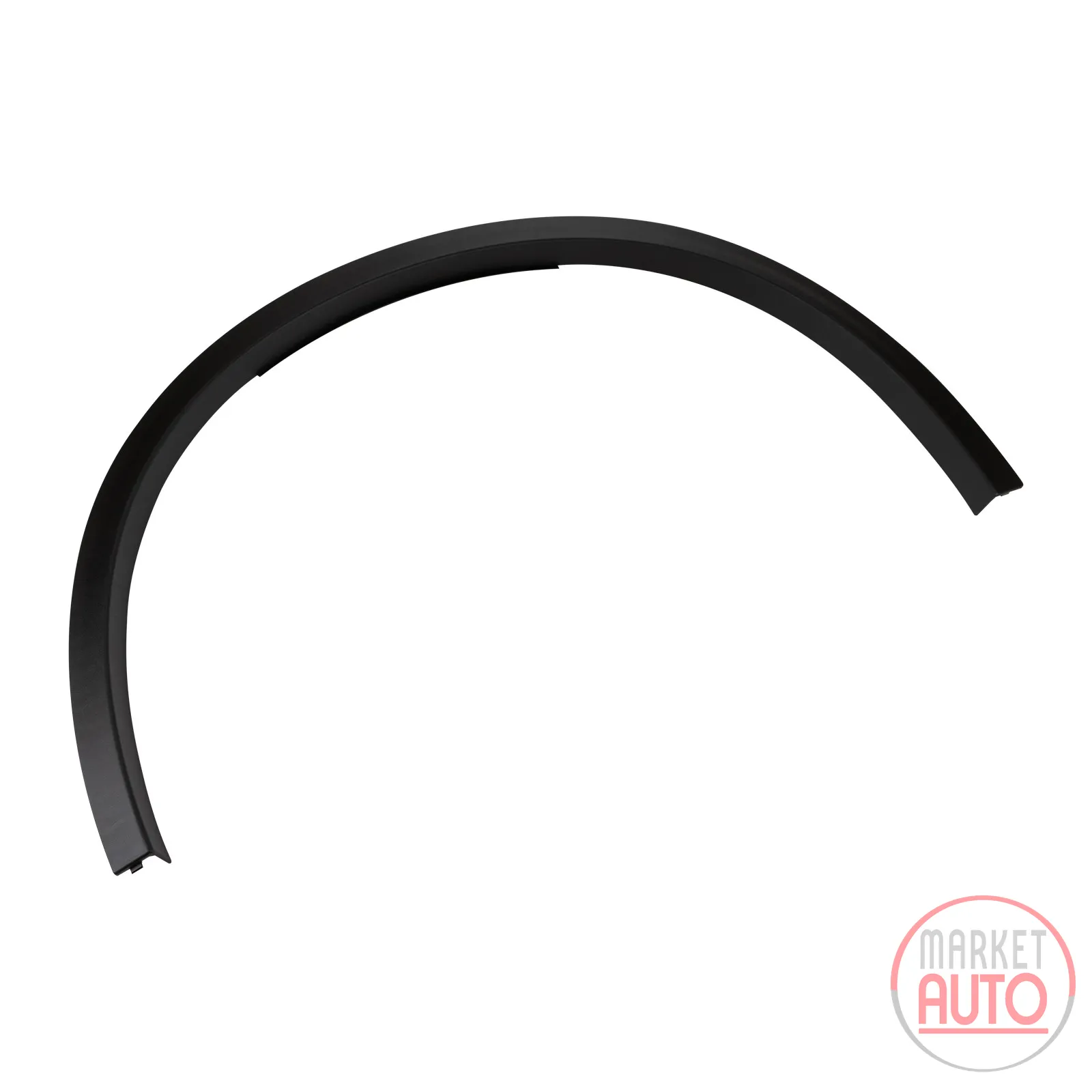 Exterior trim strip on the front left fender