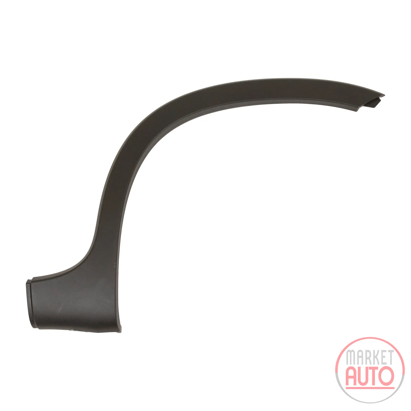 Trim strip on the left rear headlamp gel