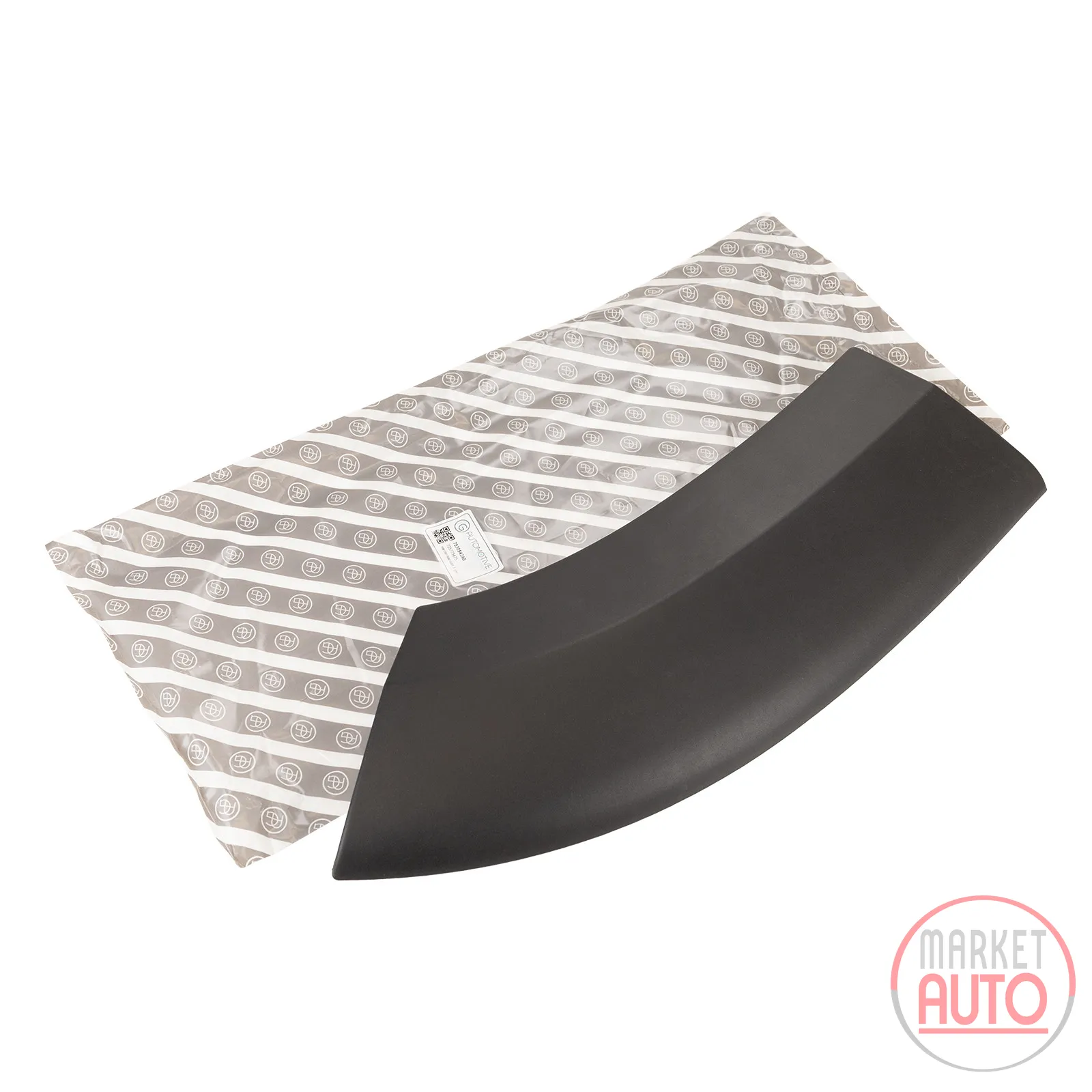 black trim strip on the front right wheel arch