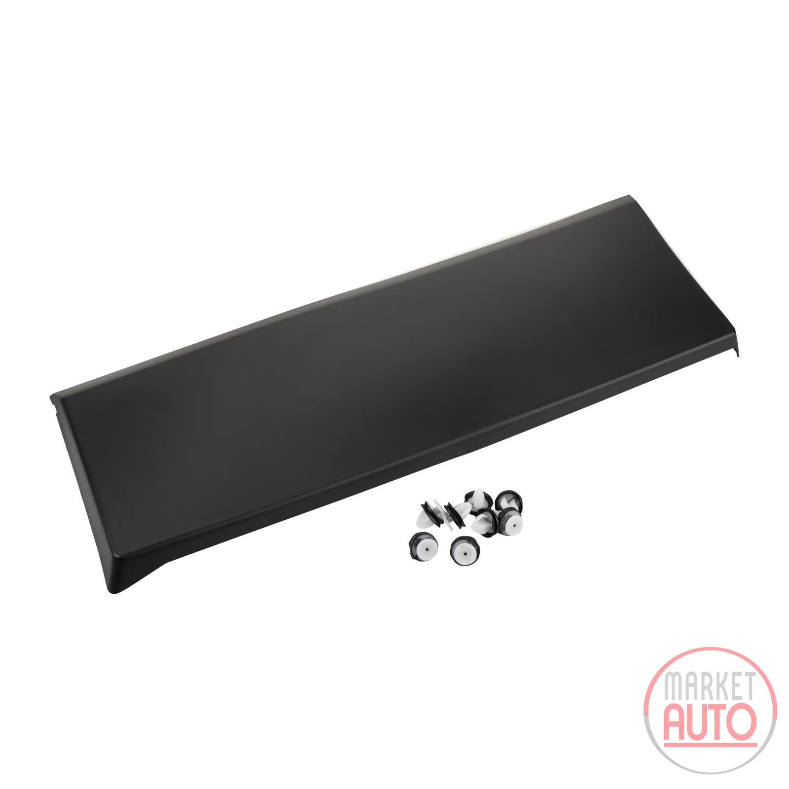 Trim strips on the side of the door