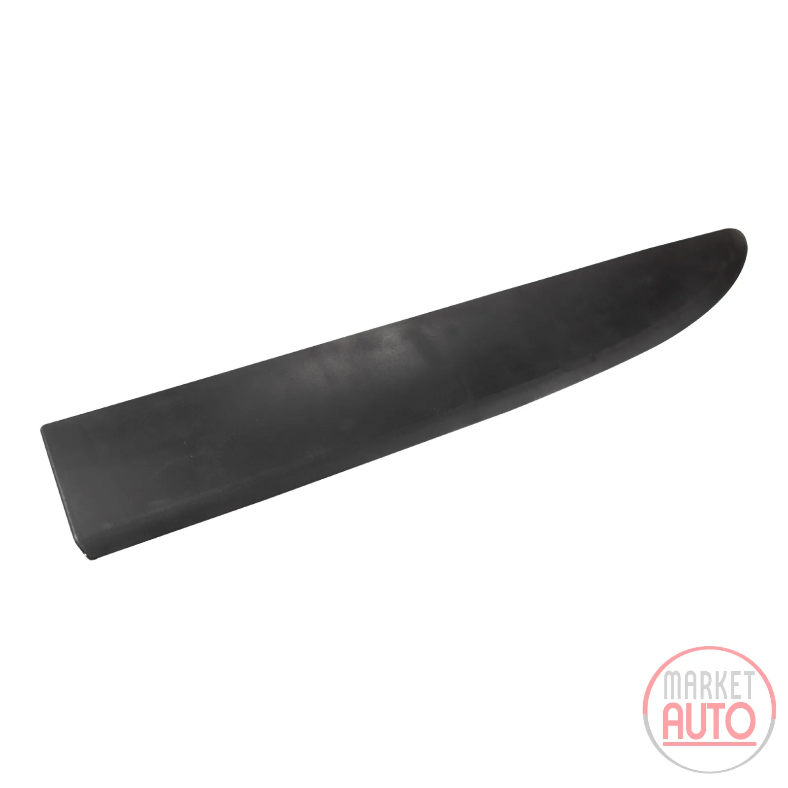 Trim strip front under the door black left