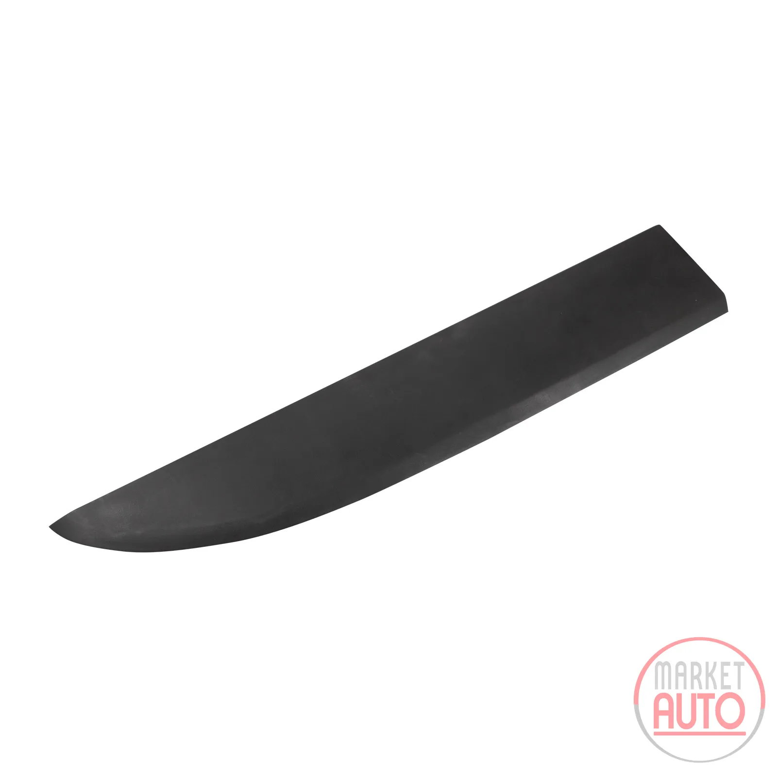 Trim strip front under the door black right