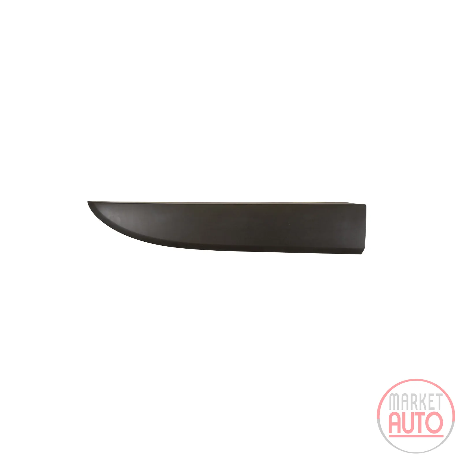 Trim strip front under the door black right