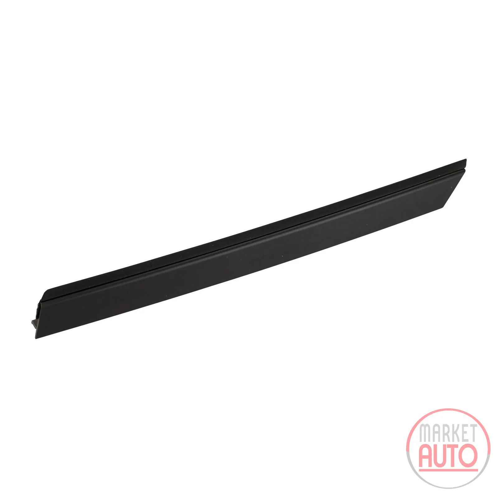 Covering the B trim strip on the right