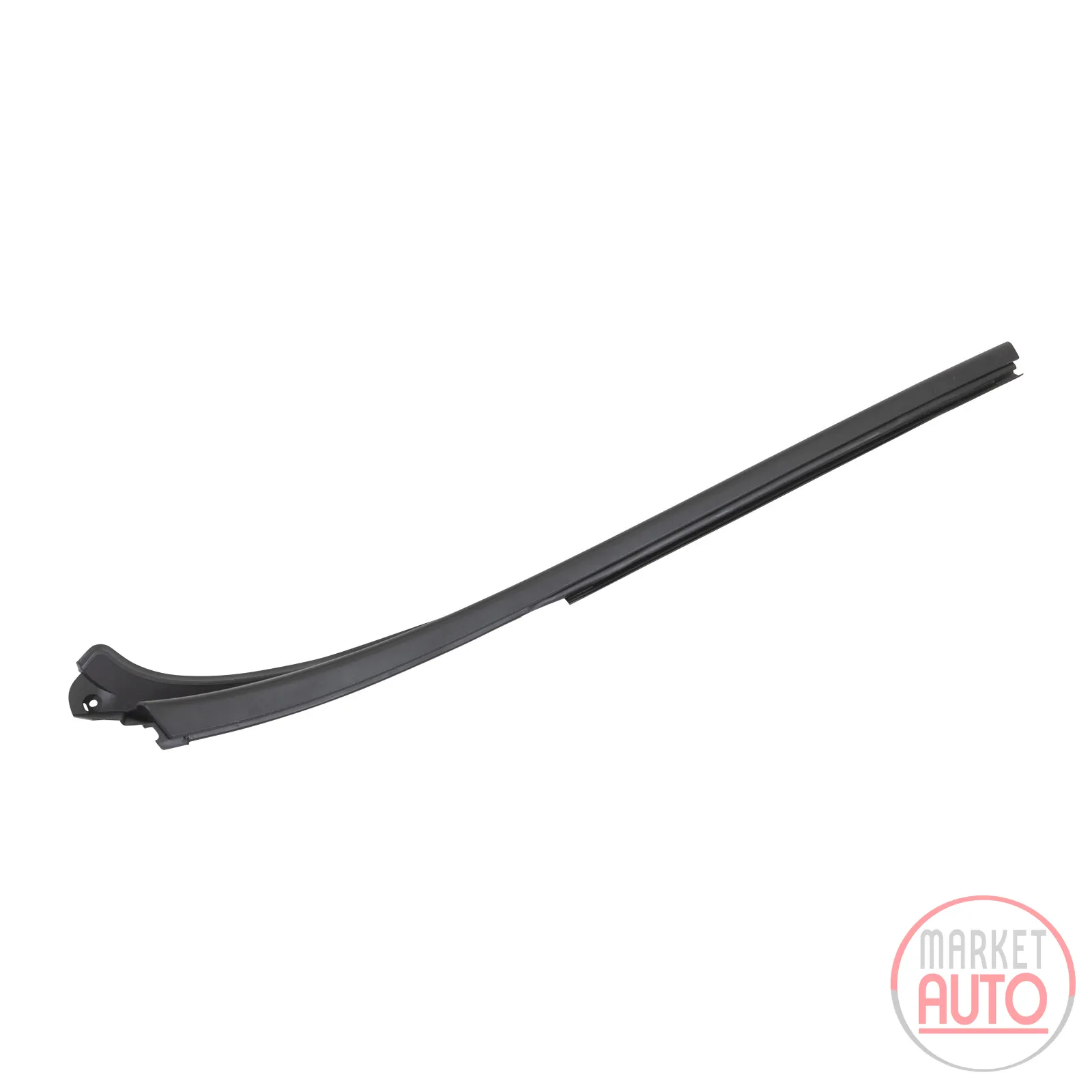 Trim strip on the windshield
