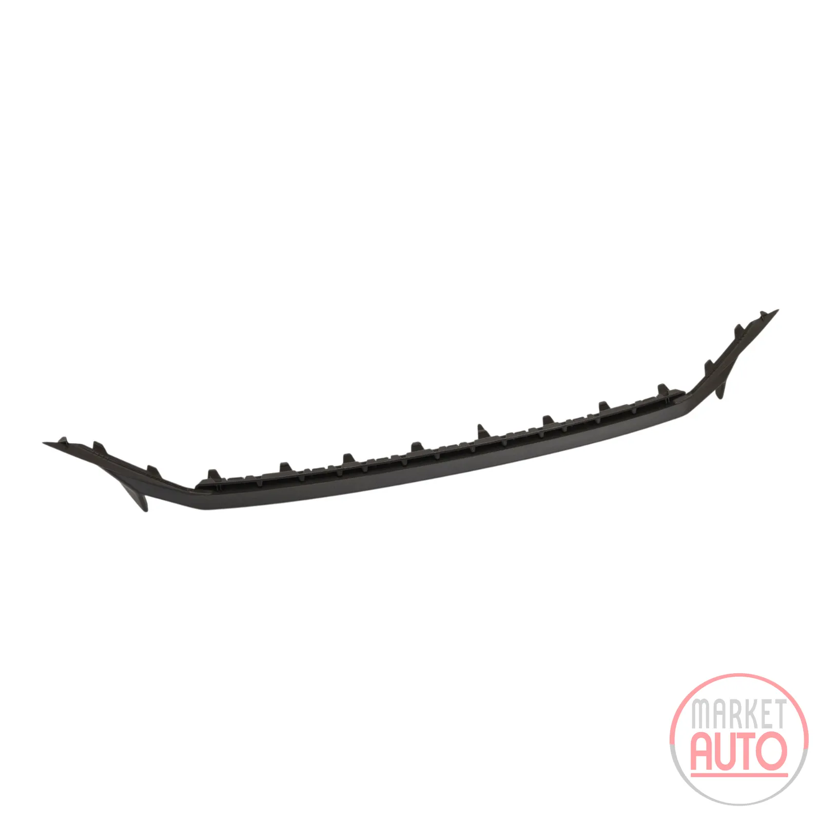 Decorative trim for the front bumper, top