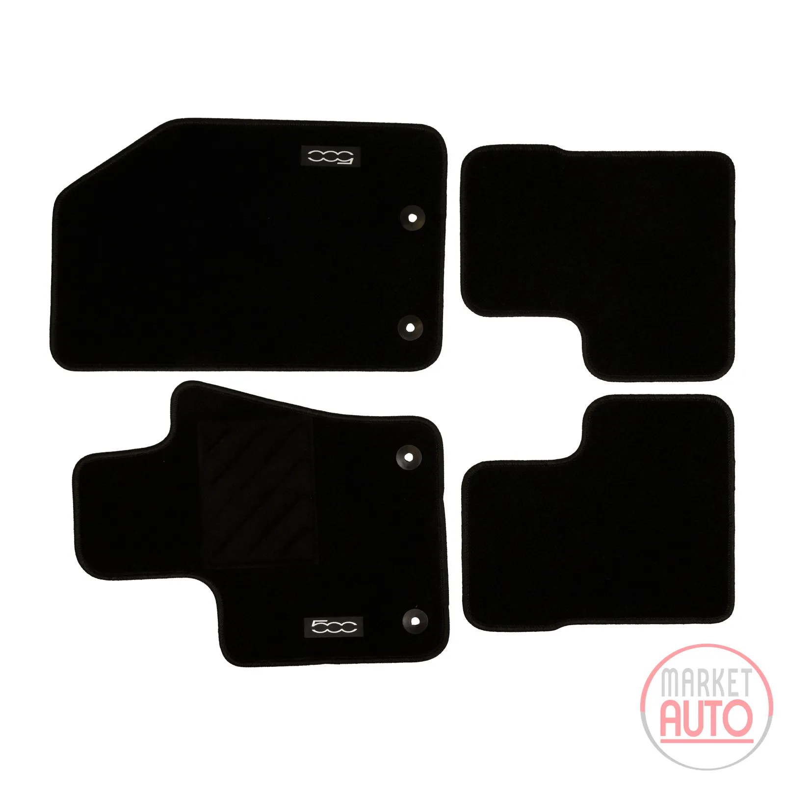 Foot mat set Velour
