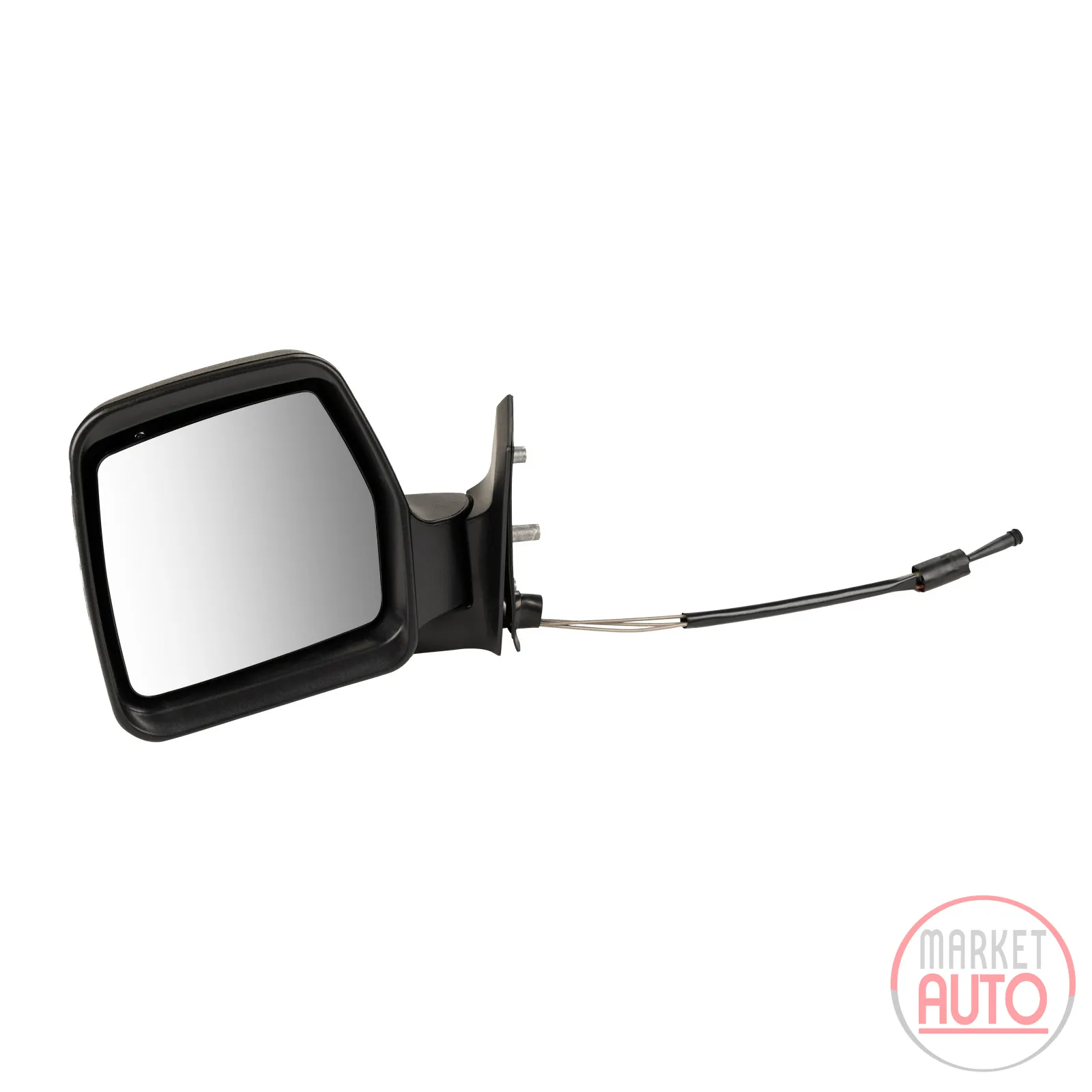 Left exterior mirror manually adjustable