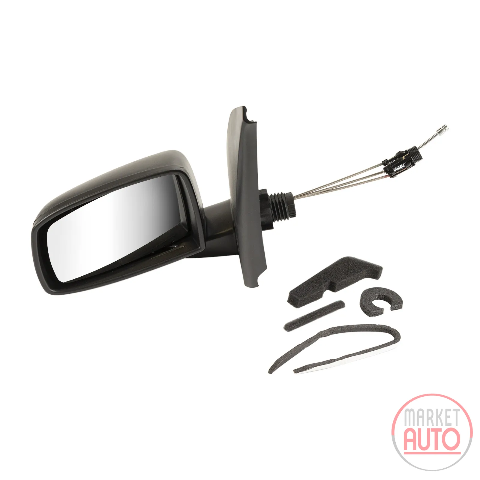 wing mirror left adjustable inside