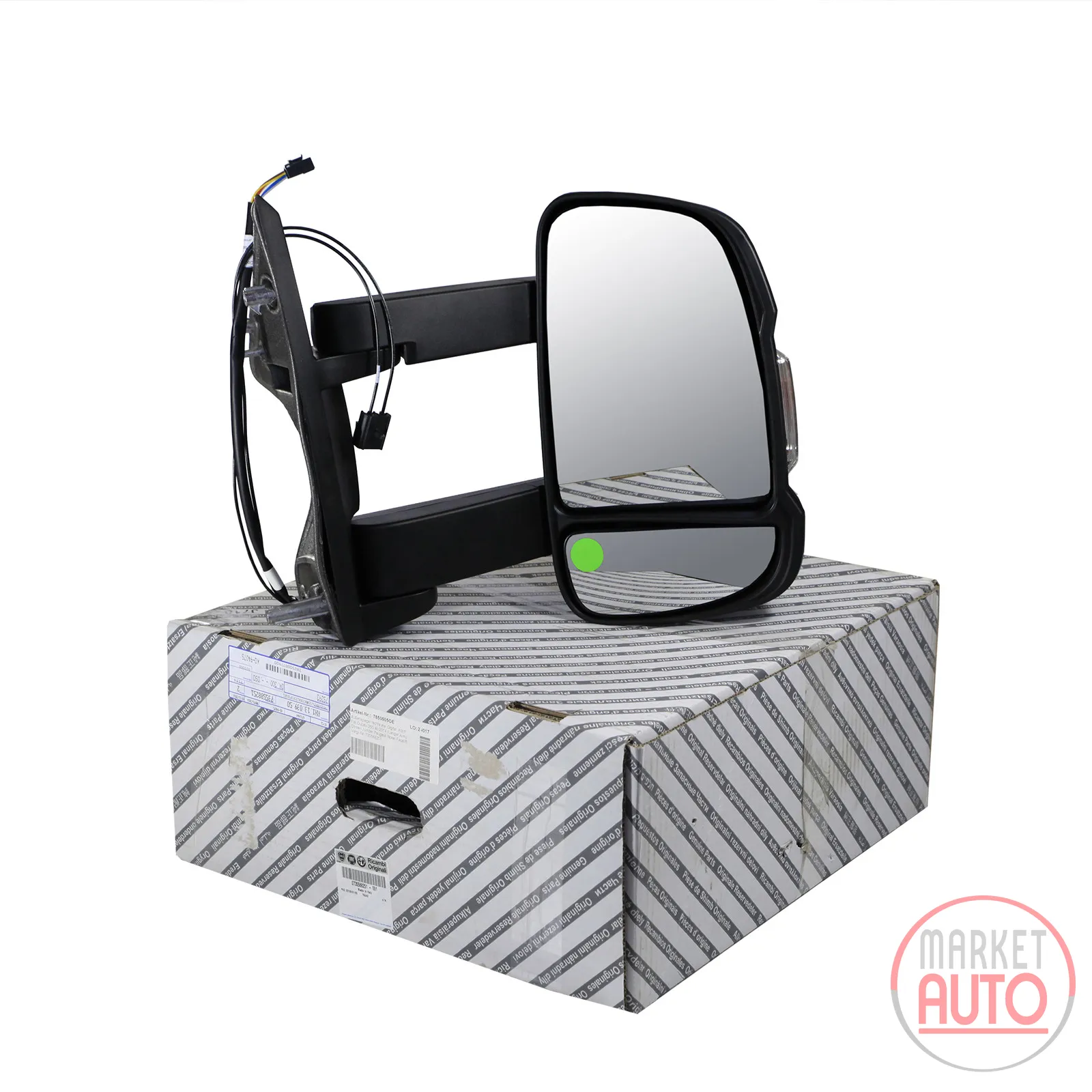 wing mirror right electric Digital AM/F 16 W long mirror arm Original