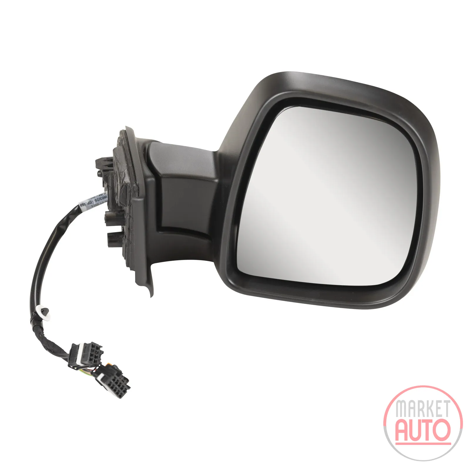wing mirror right, electrically foldable, with temperature sensor, convex