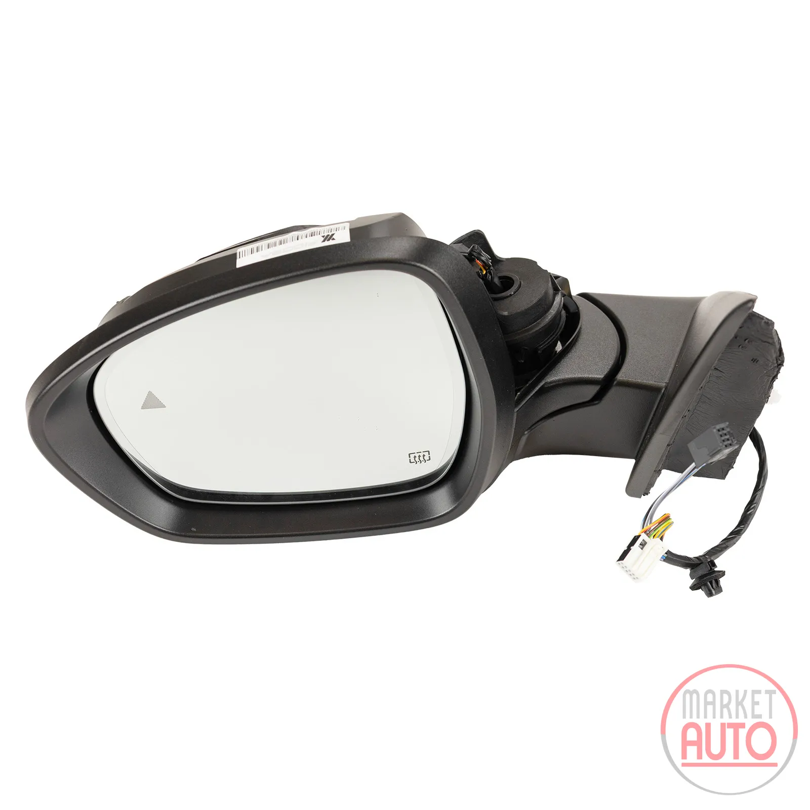 wing mirror left heated, electrically foldable, convex