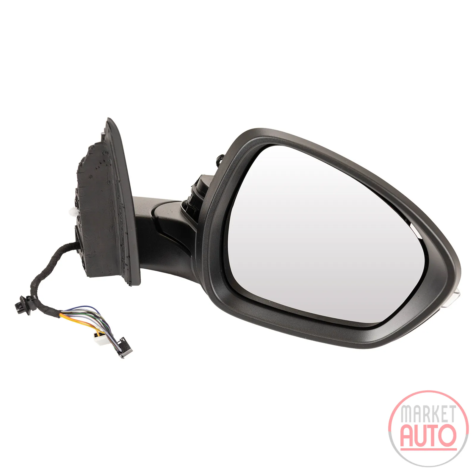 wing mirror right, convex, heated, electrically foldable