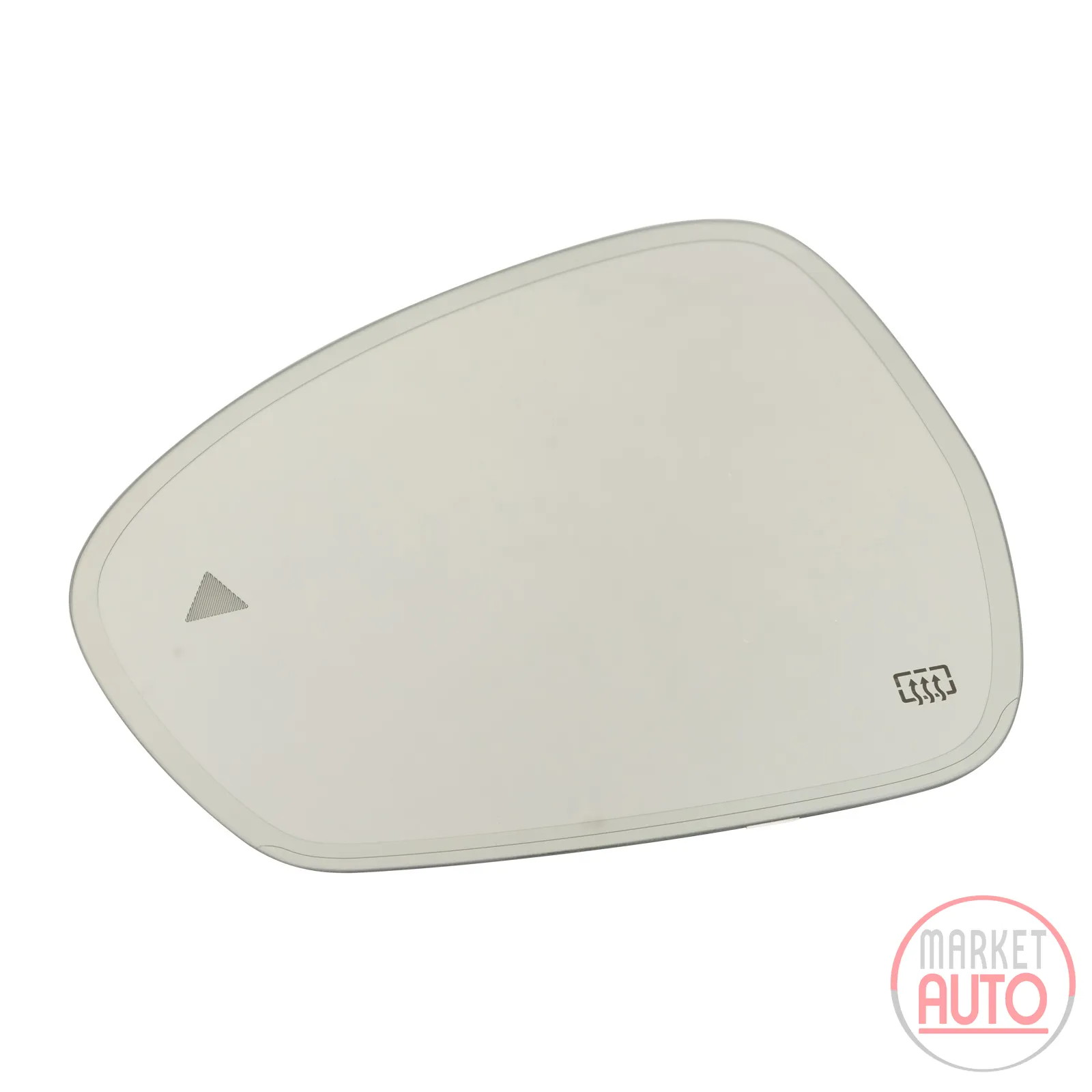 wing mirror glass left convex, heated