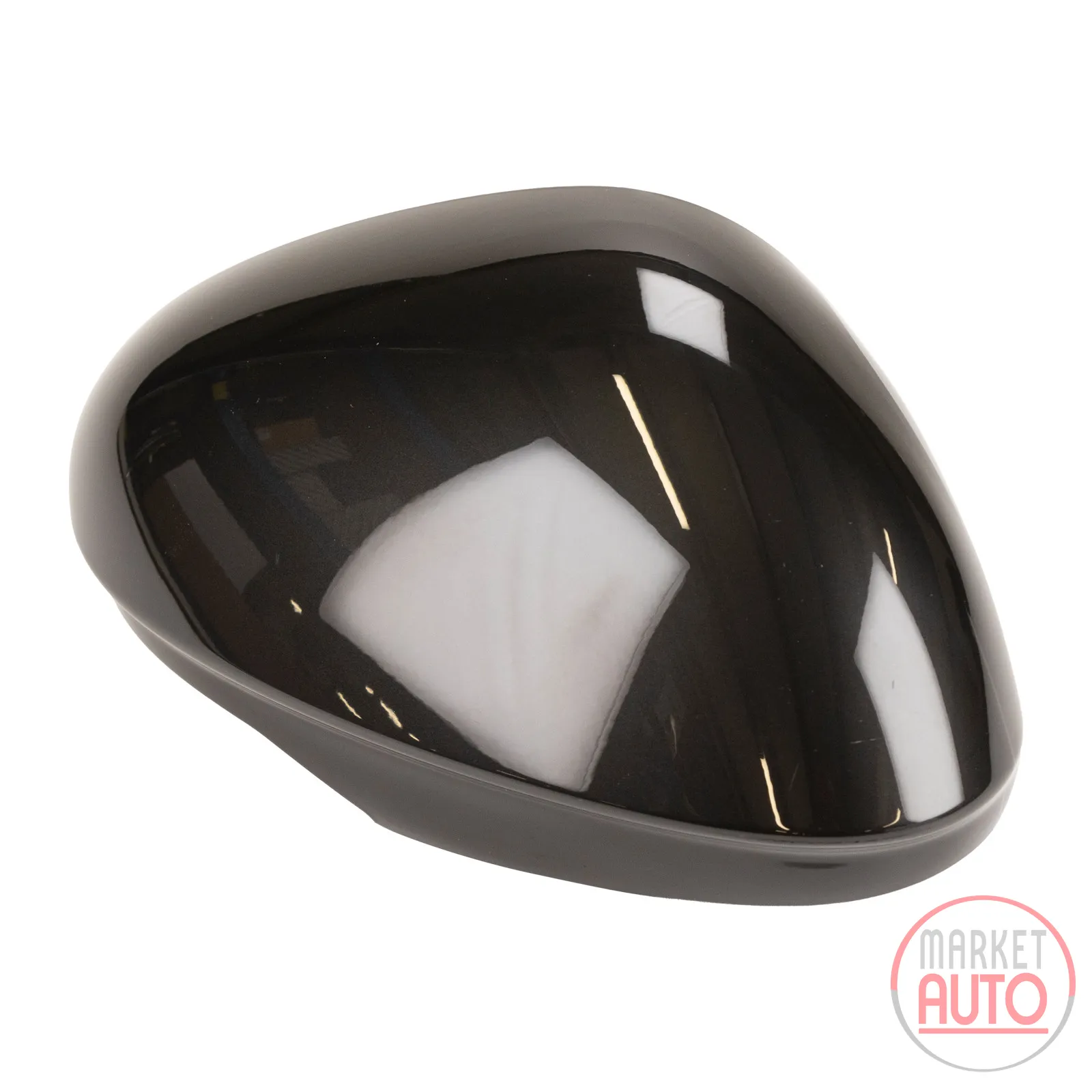 Cover for exterior mirror painted black