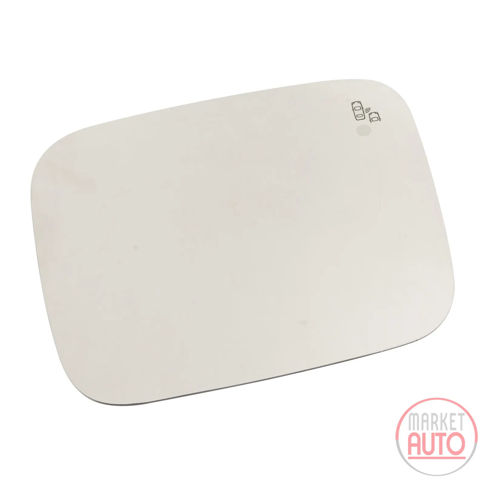 Right exterior mirror glass