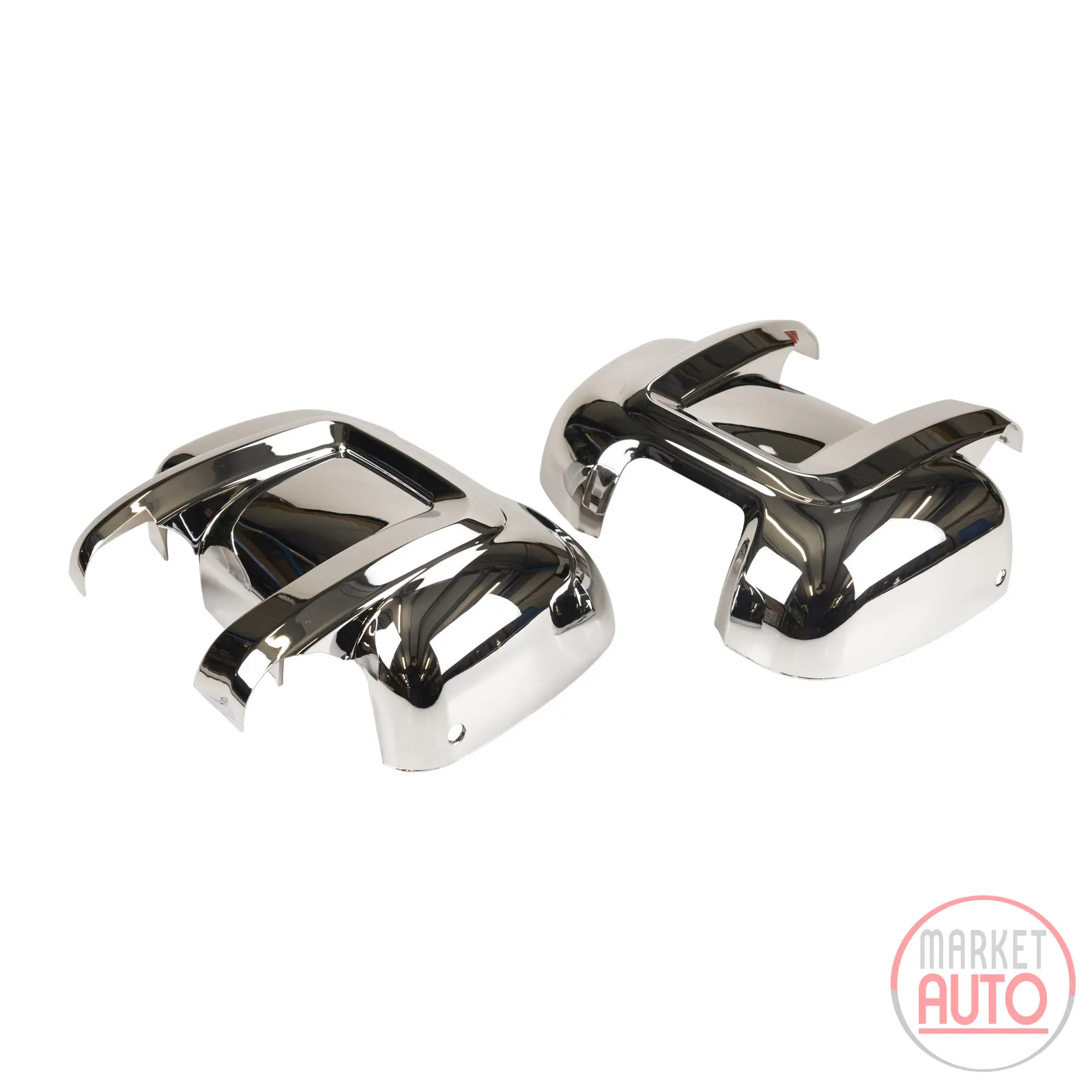 Set Mirror Protector Protection Cap Chrome