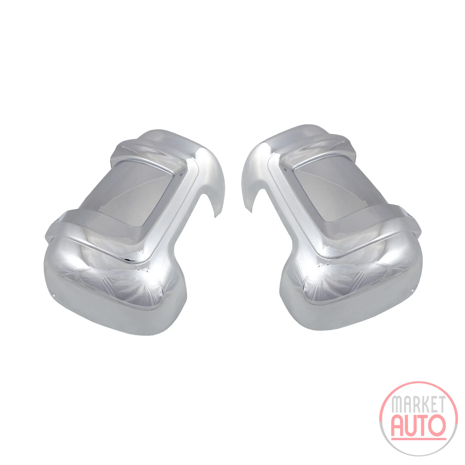 Set Mirror Protector Protection Cap Chrome