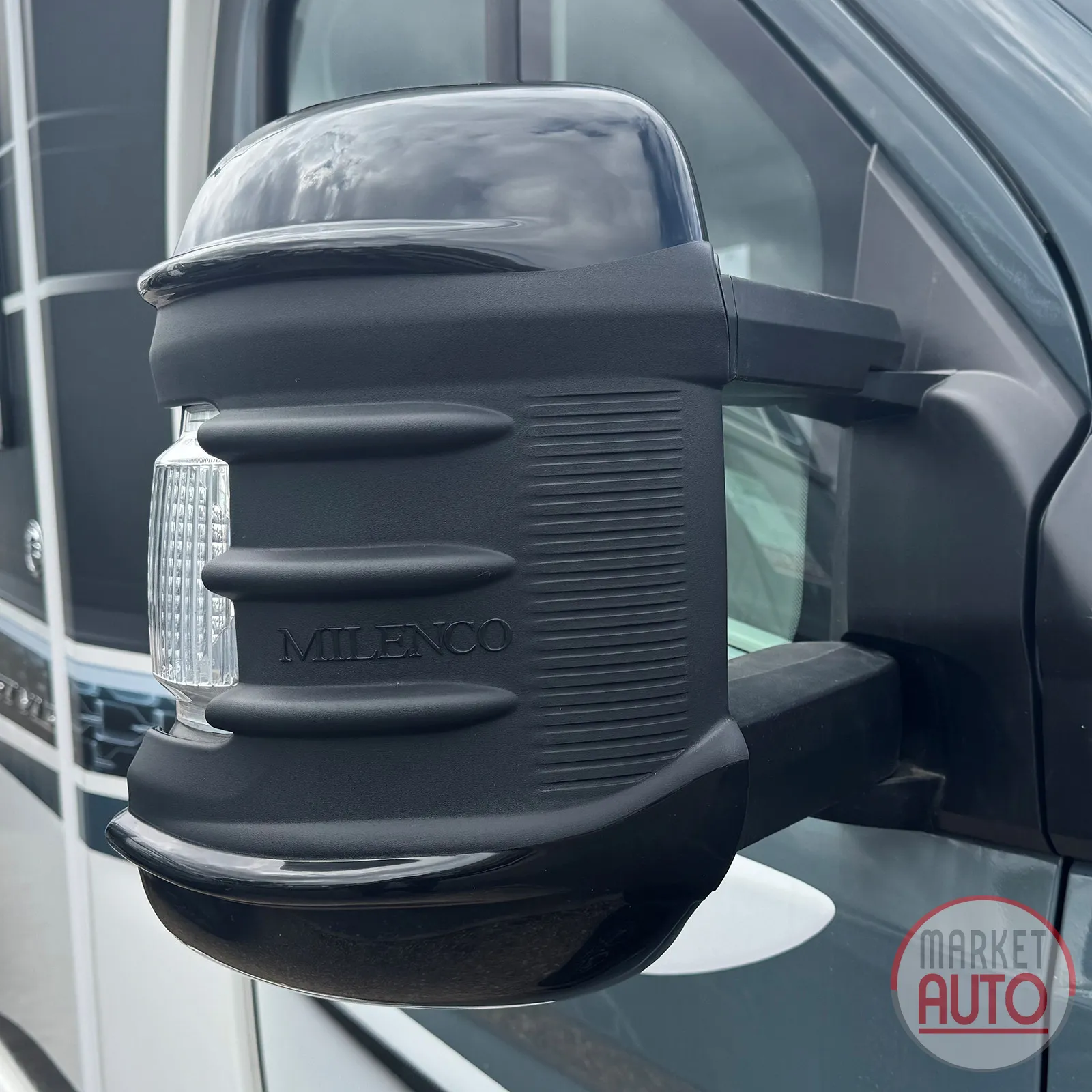 Set Mirror Protector Cap Black