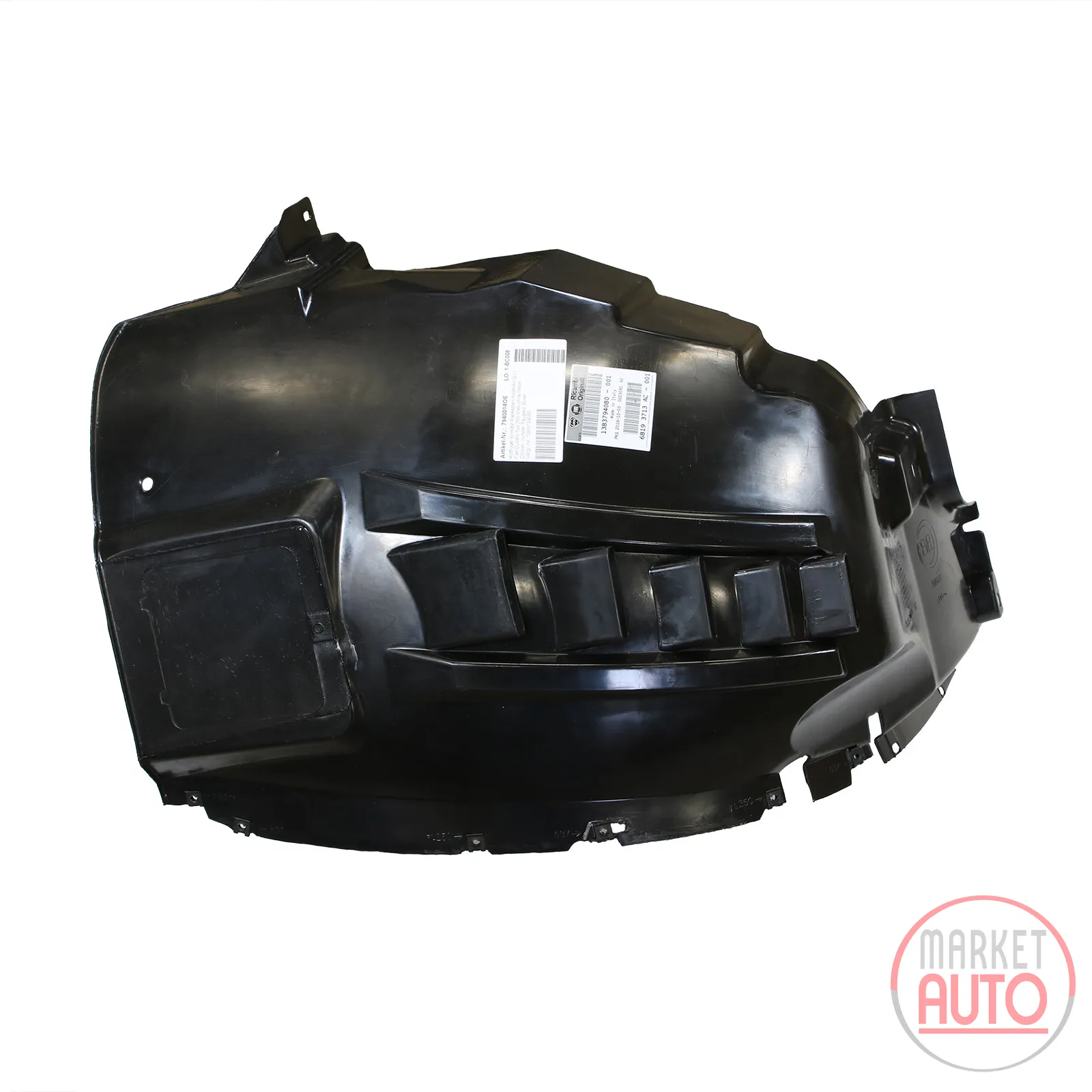 Fender insert wheel housing cover left