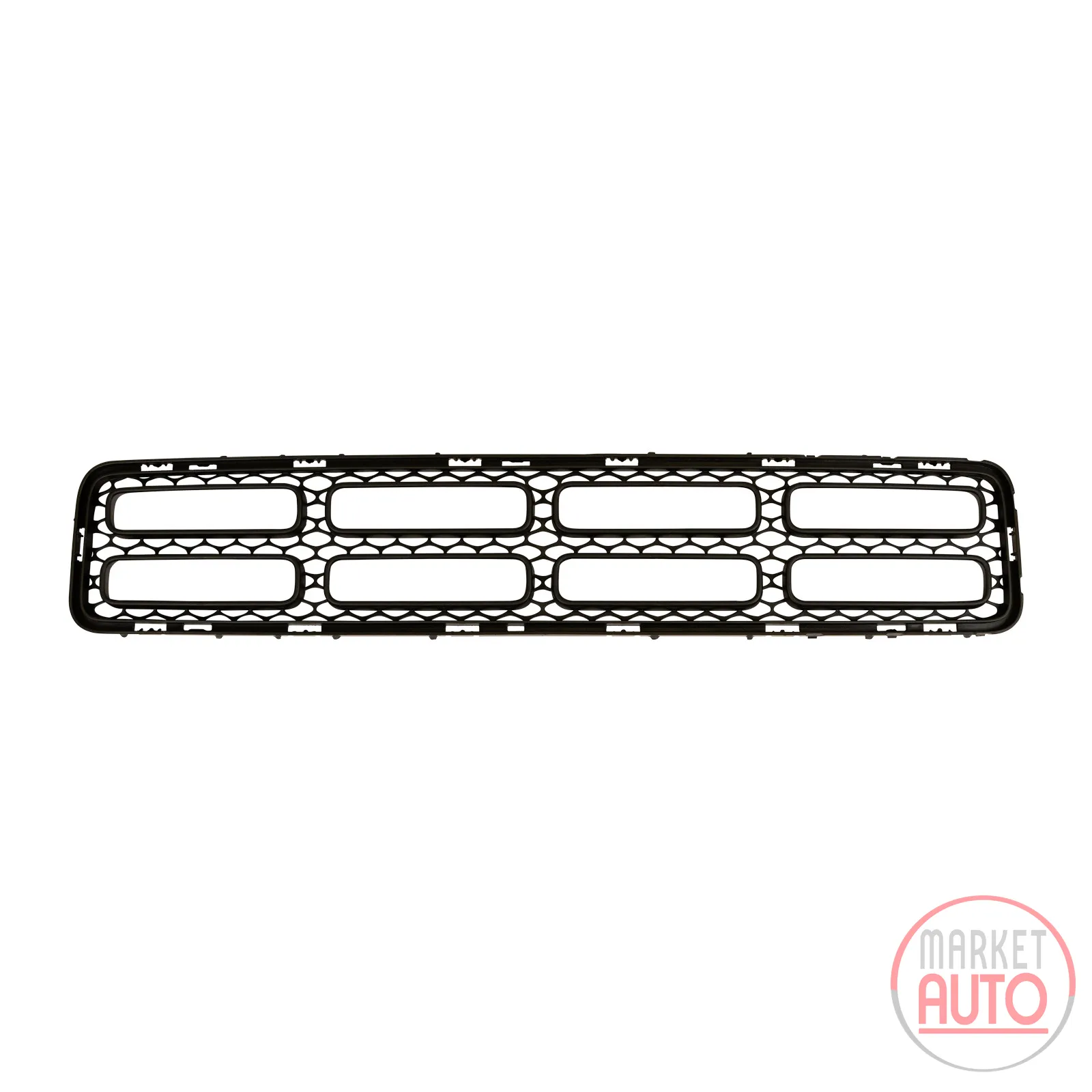 Grille on the front bumper