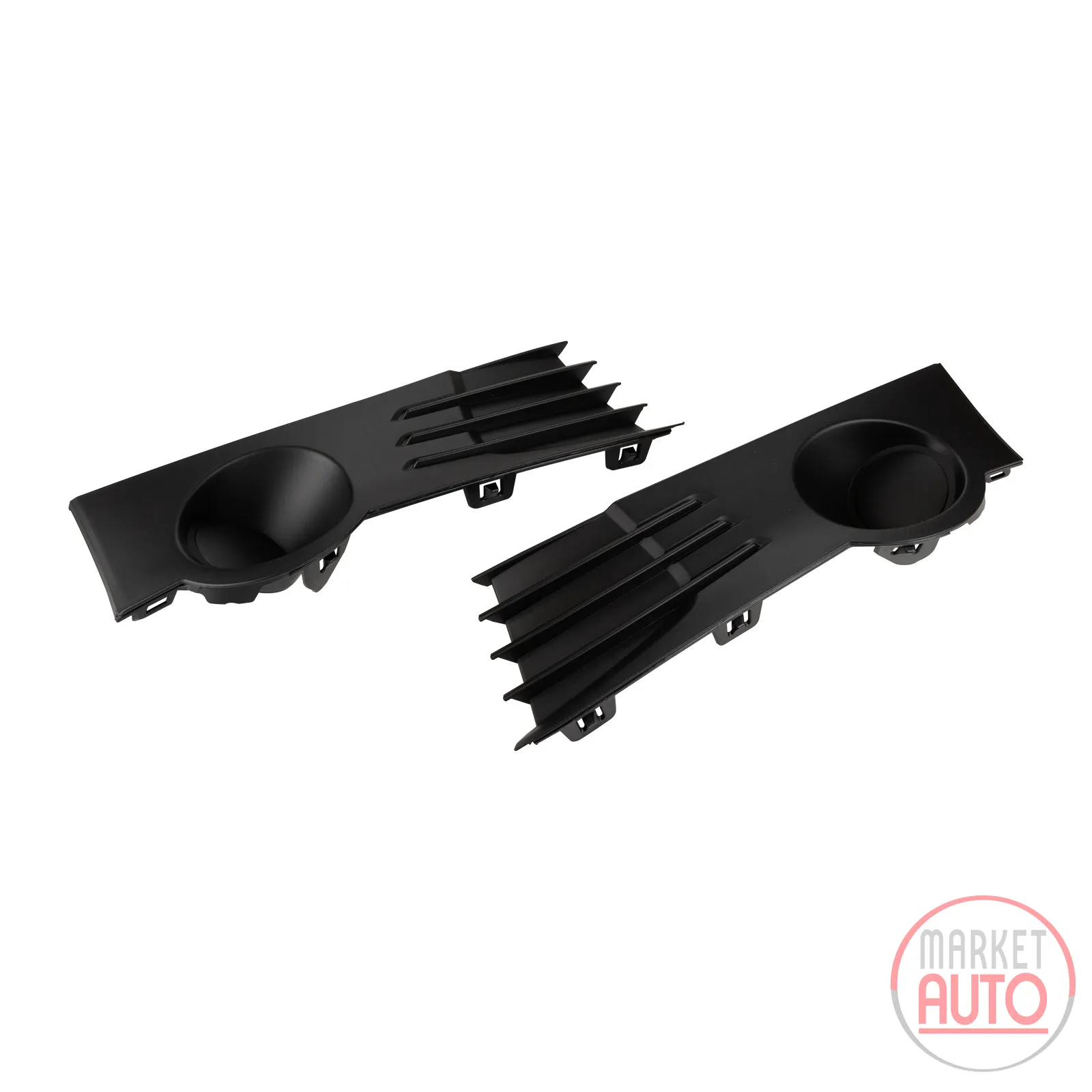 Cover caps for the front bumper