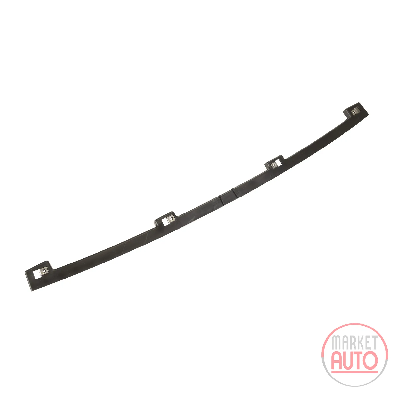 Cover strip for the front bumper
