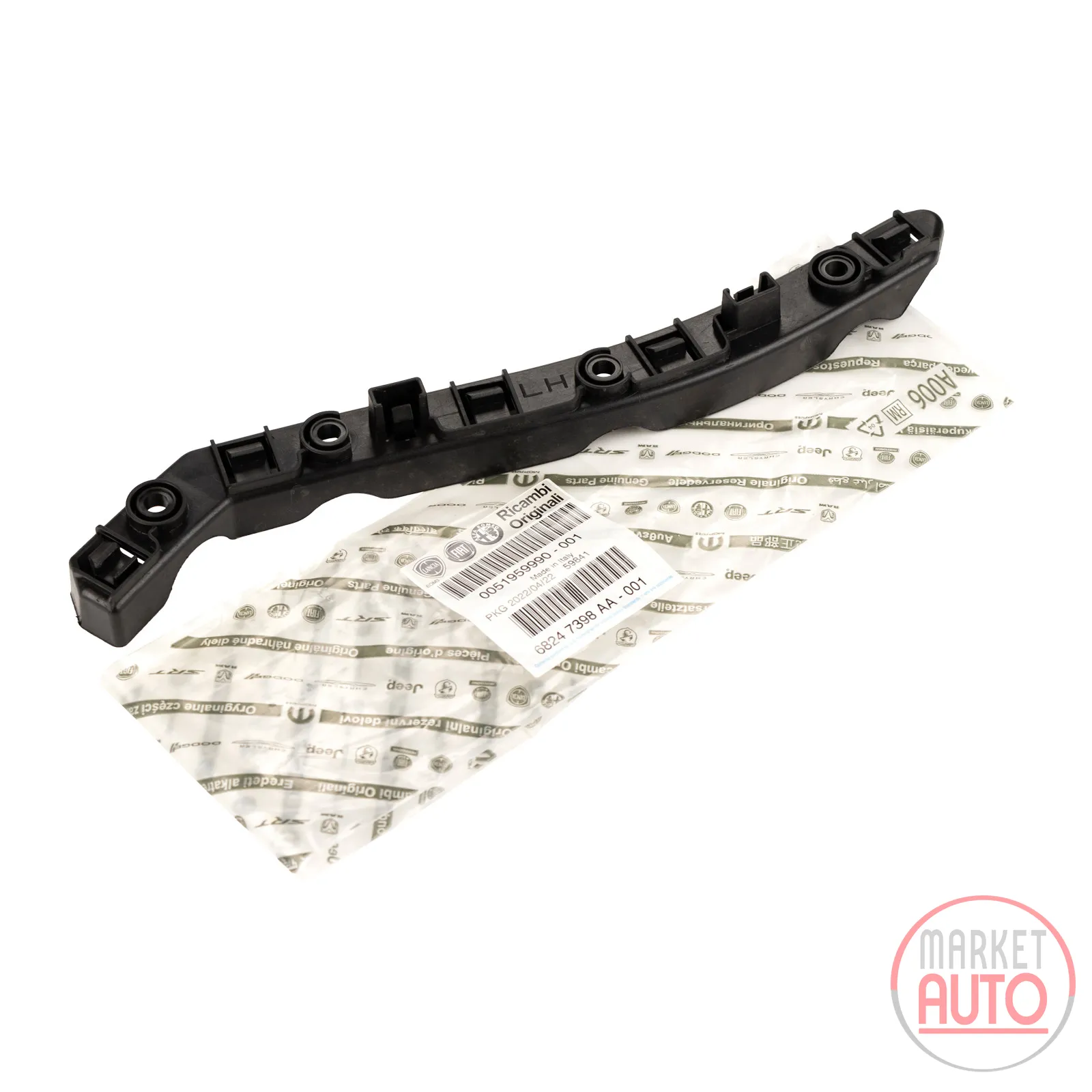 Bracket for the front bumper left